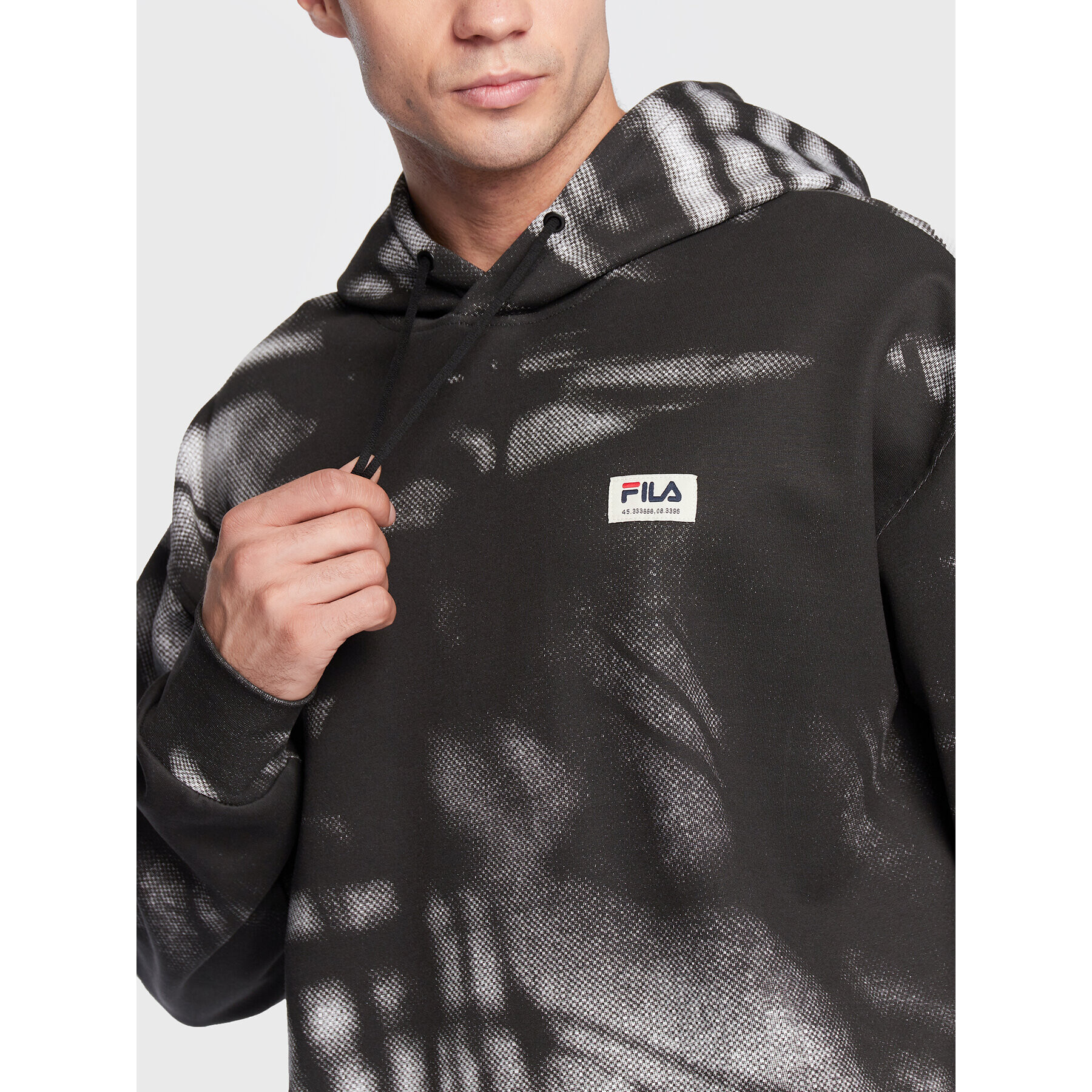 Fila Суитшърт Turnhout FAM0152 Черен Oversize - Pepit.bg