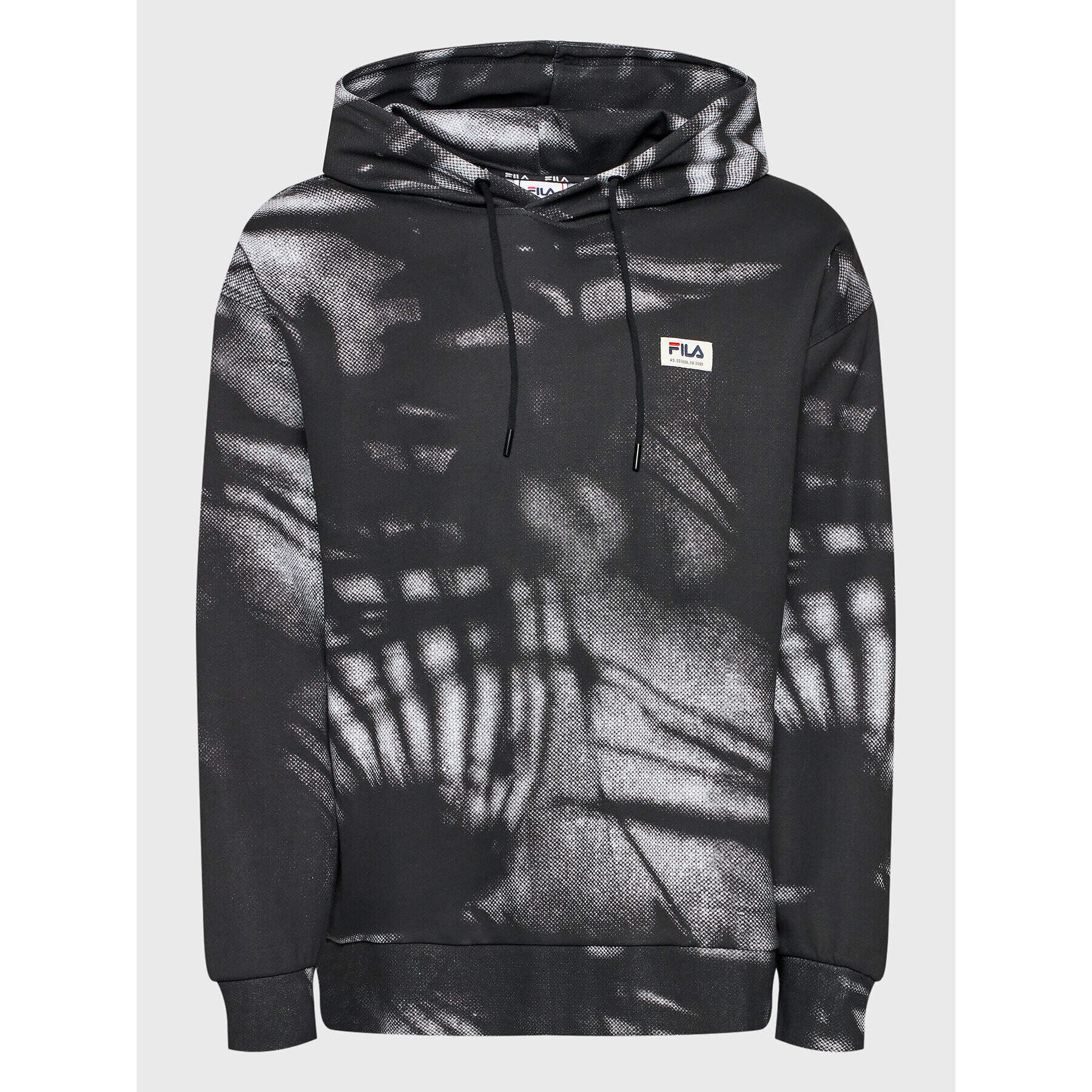 Fila Суитшърт Turnhout FAM0152 Черен Oversize - Pepit.bg