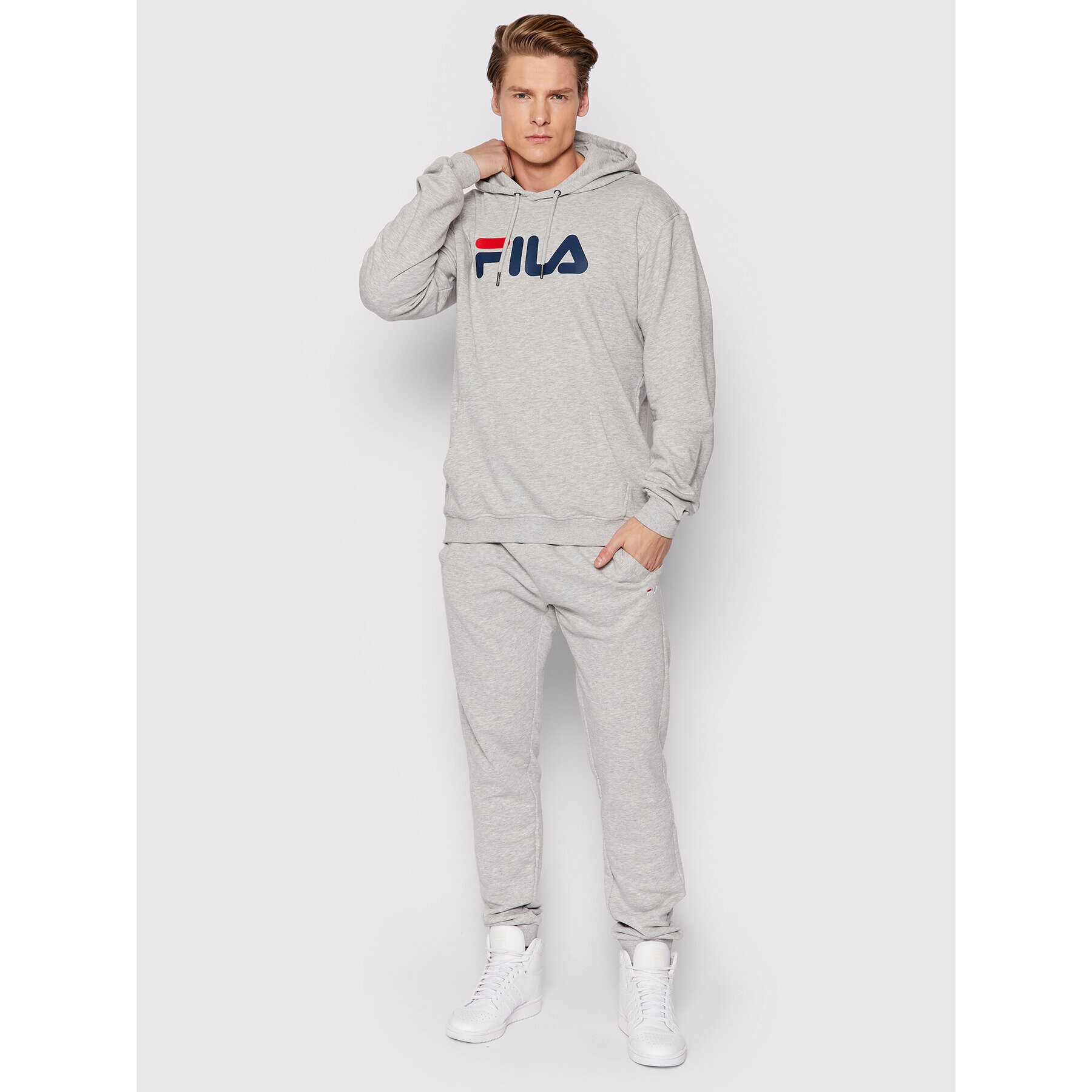 Fila Суитшърт Unisex 681090 Сив Regular Fit - Pepit.bg