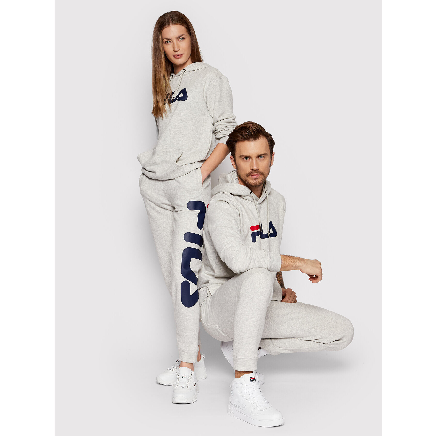 Fila Суитшърт Unisex Barumini FAU0068 Сив Regular Fit - Pepit.bg