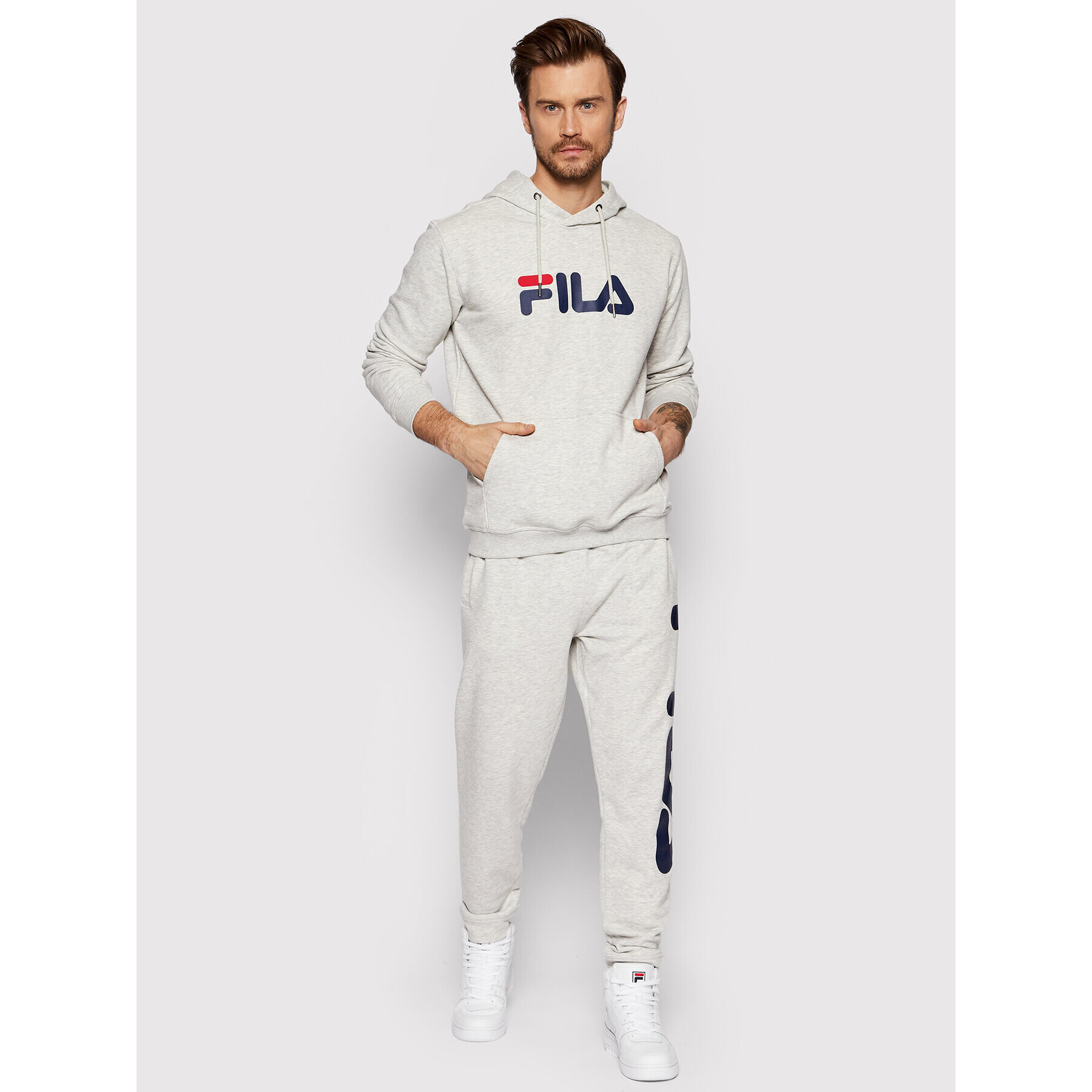 Fila Суитшърт Unisex Barumini FAU0068 Сив Regular Fit - Pepit.bg