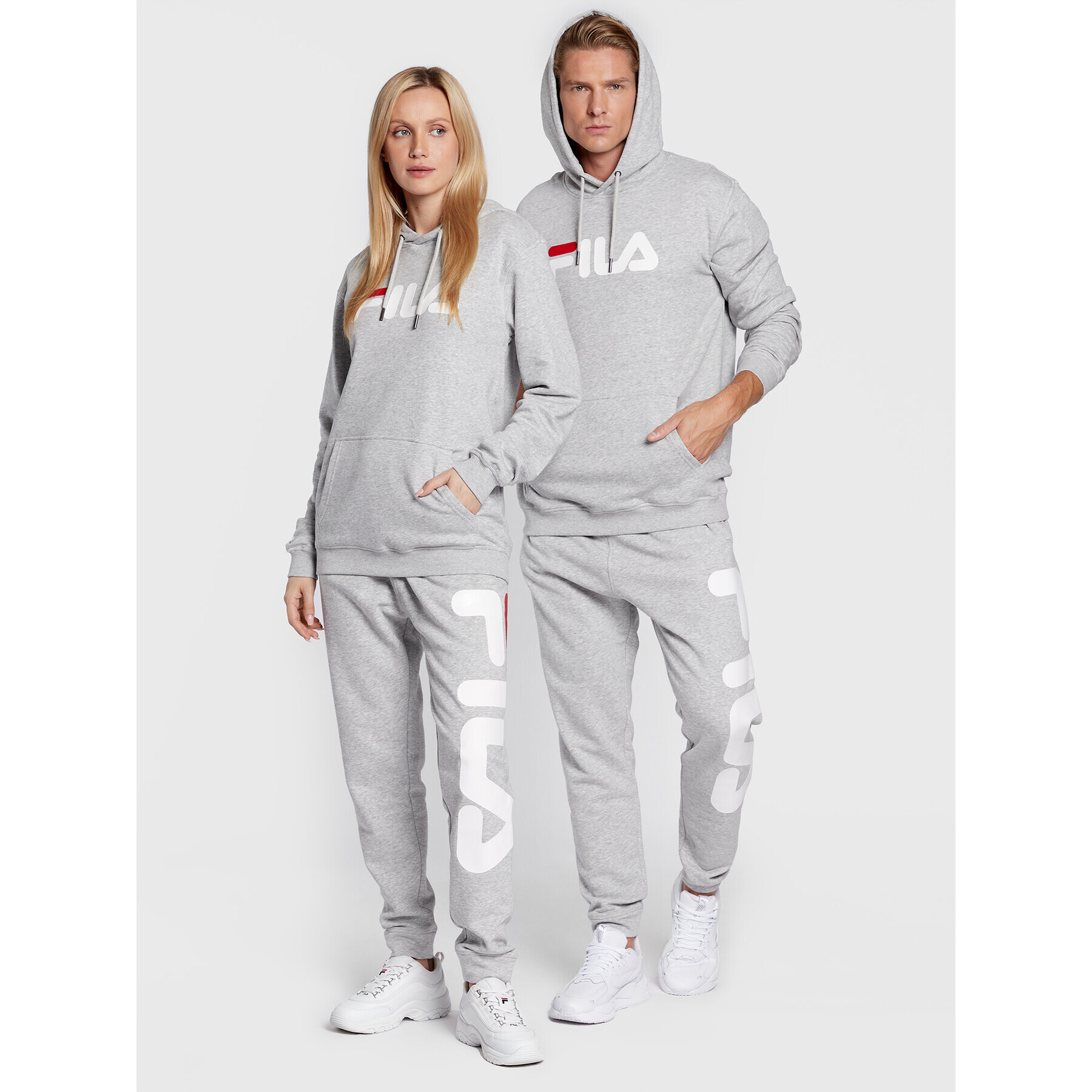 Fila Суитшърт Unisex Barumini FAU0090 Сив Regular Fit - Pepit.bg