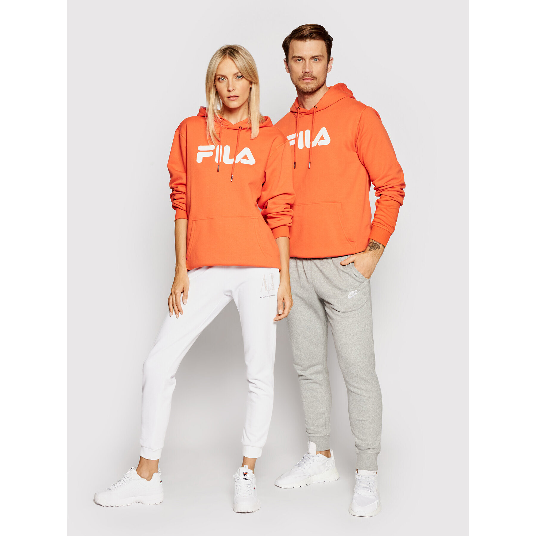 Fila Суитшърт Unisex Classic Pure Hoody 681090 Оранжев Regular Fit - Pepit.bg