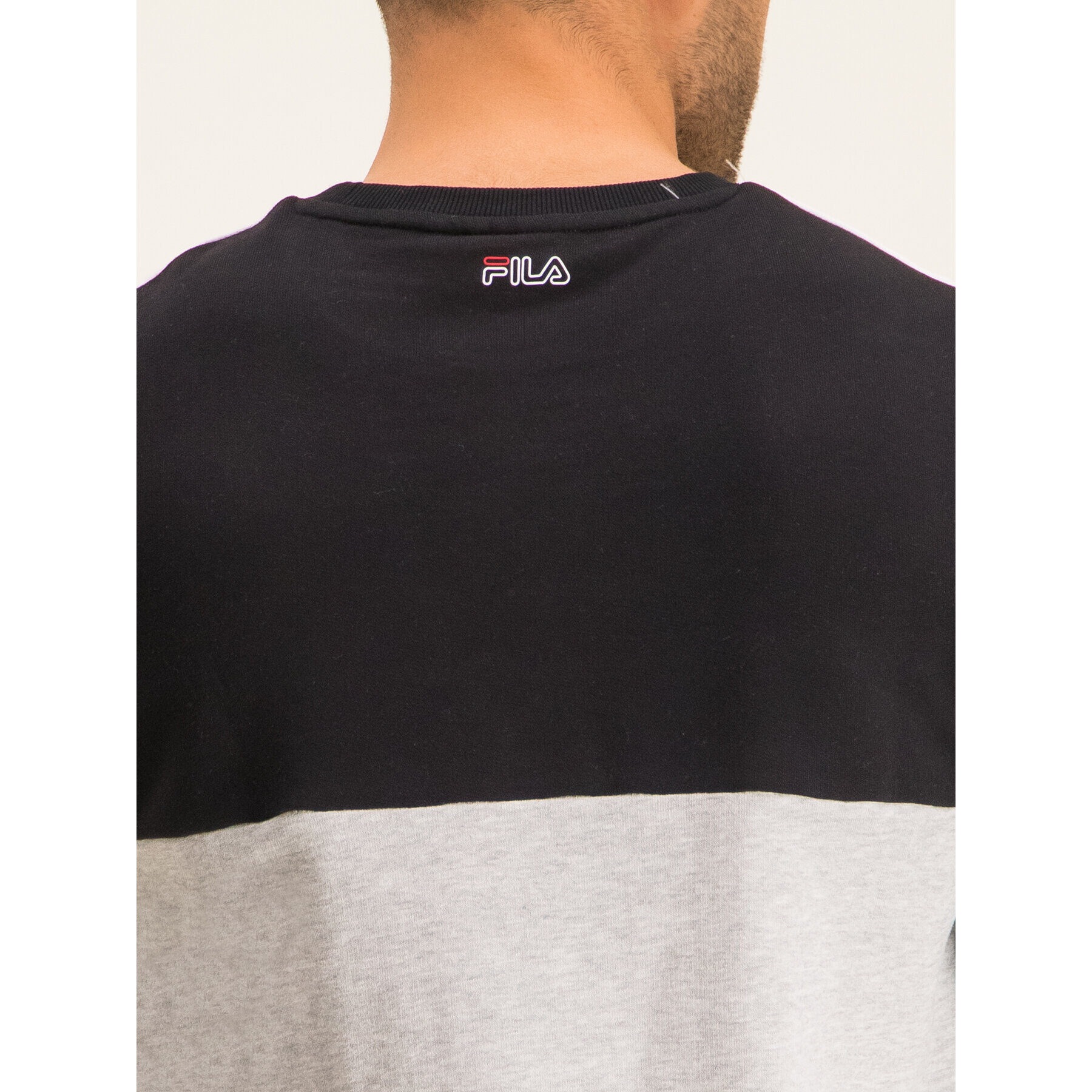 Fila Суитшърт Word 682860 Сив Regular Fit - Pepit.bg