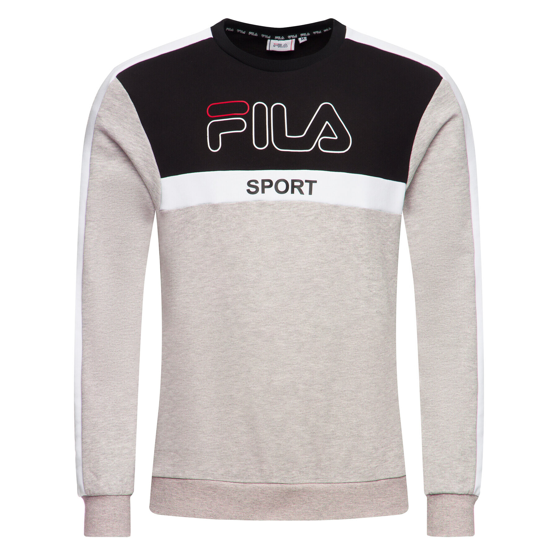 Fila Суитшърт Word 682860 Сив Regular Fit - Pepit.bg