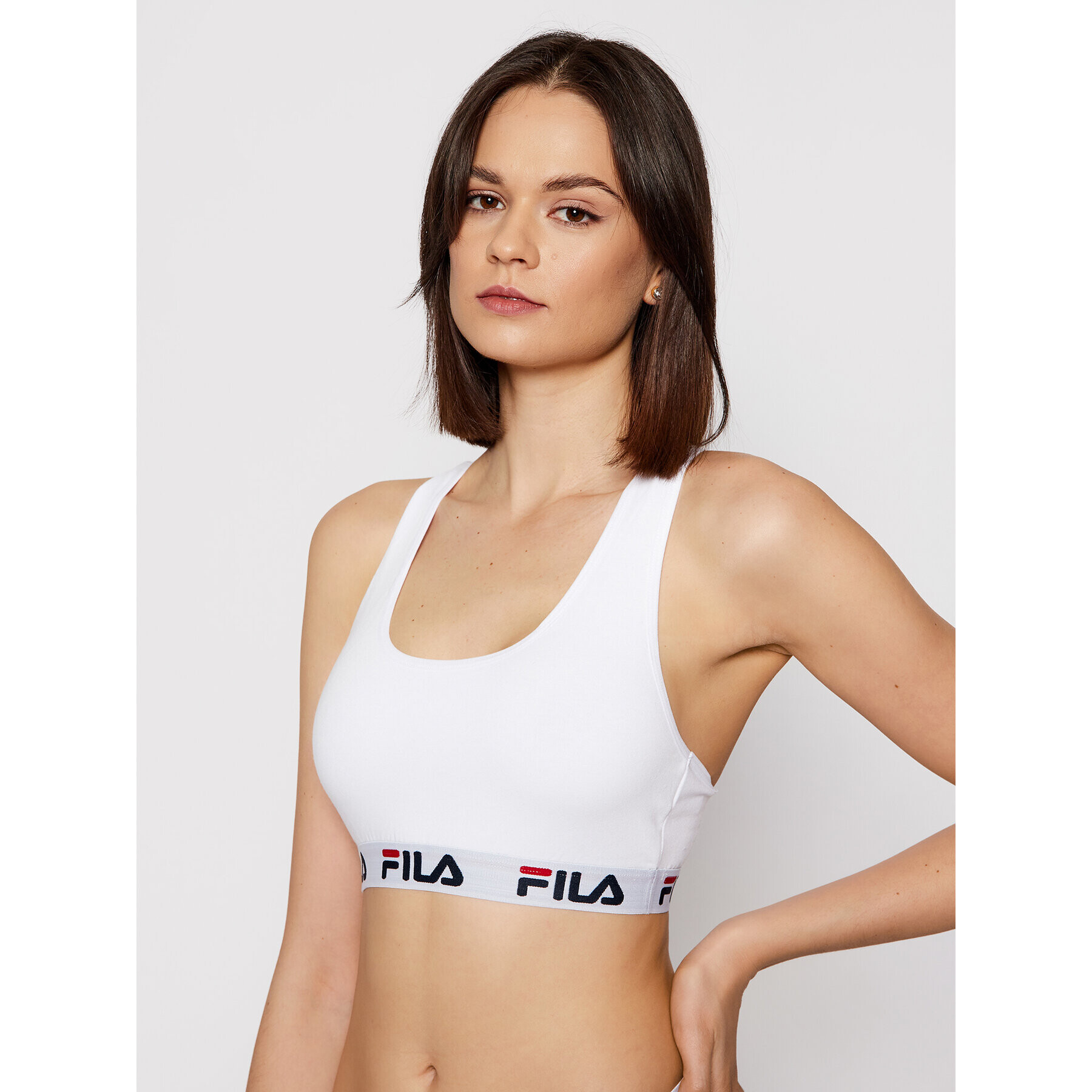 Fila Сутиен-топ FU6042 Бял - Pepit.bg