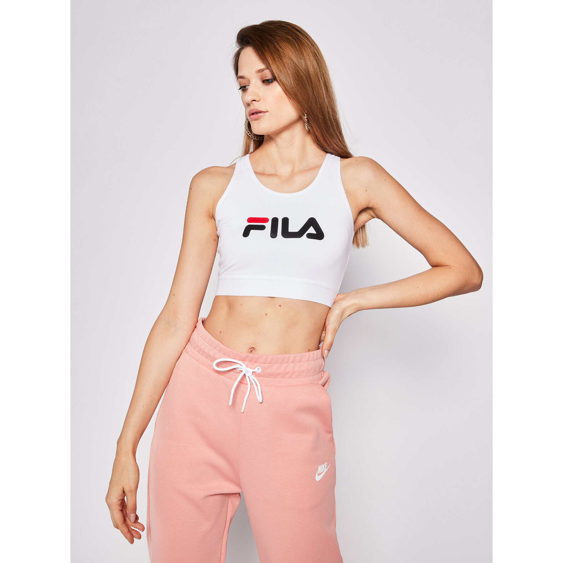 Fila Сутиен-топ Josette 687214 Бял - Pepit.bg