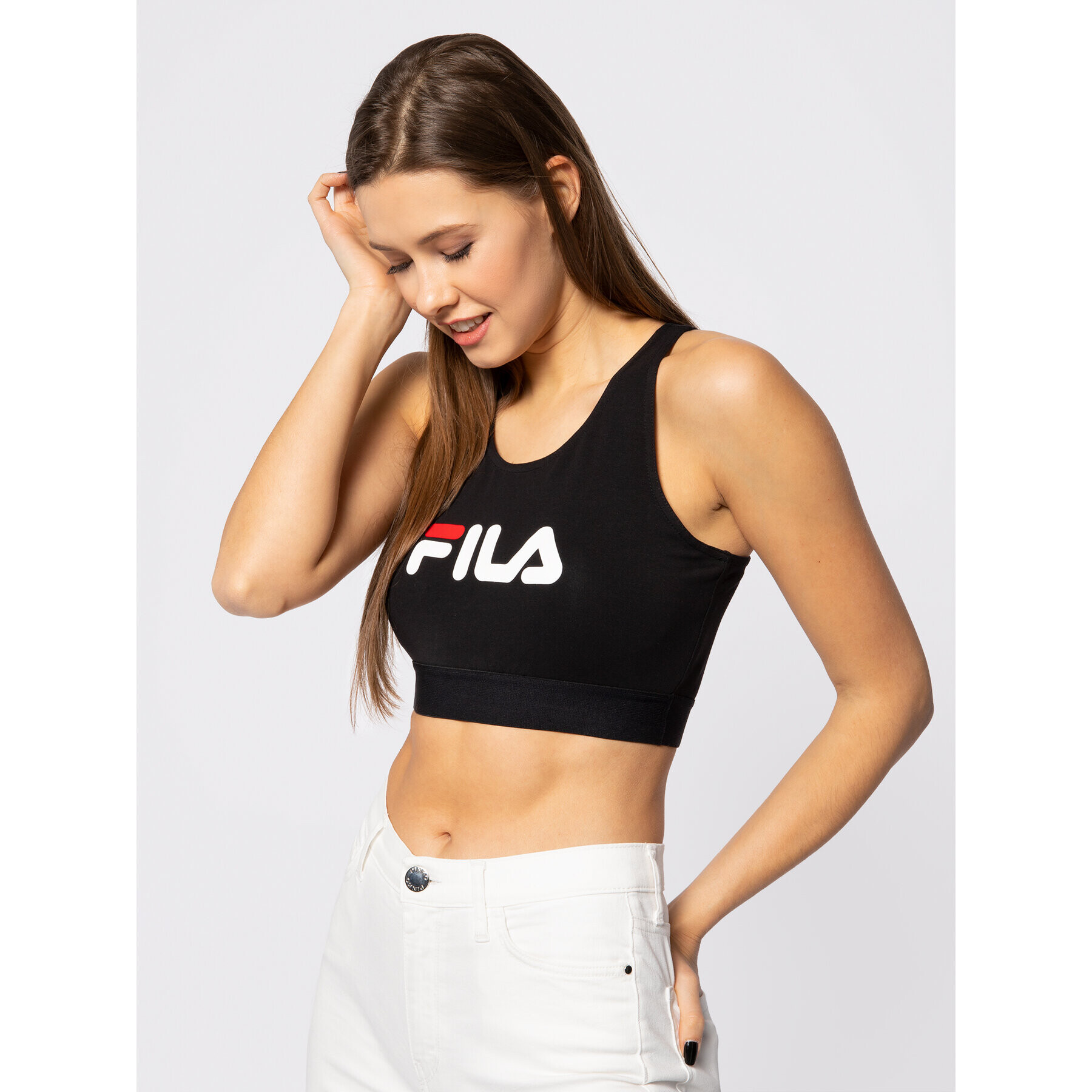 Fila Сутиен-топ Josette 687214 Черен - Pepit.bg