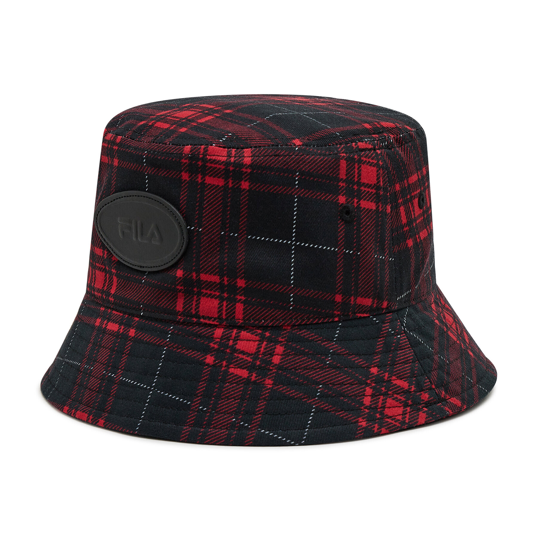 Fila Капела Bucket Check Aop 686165 Черен - Pepit.bg