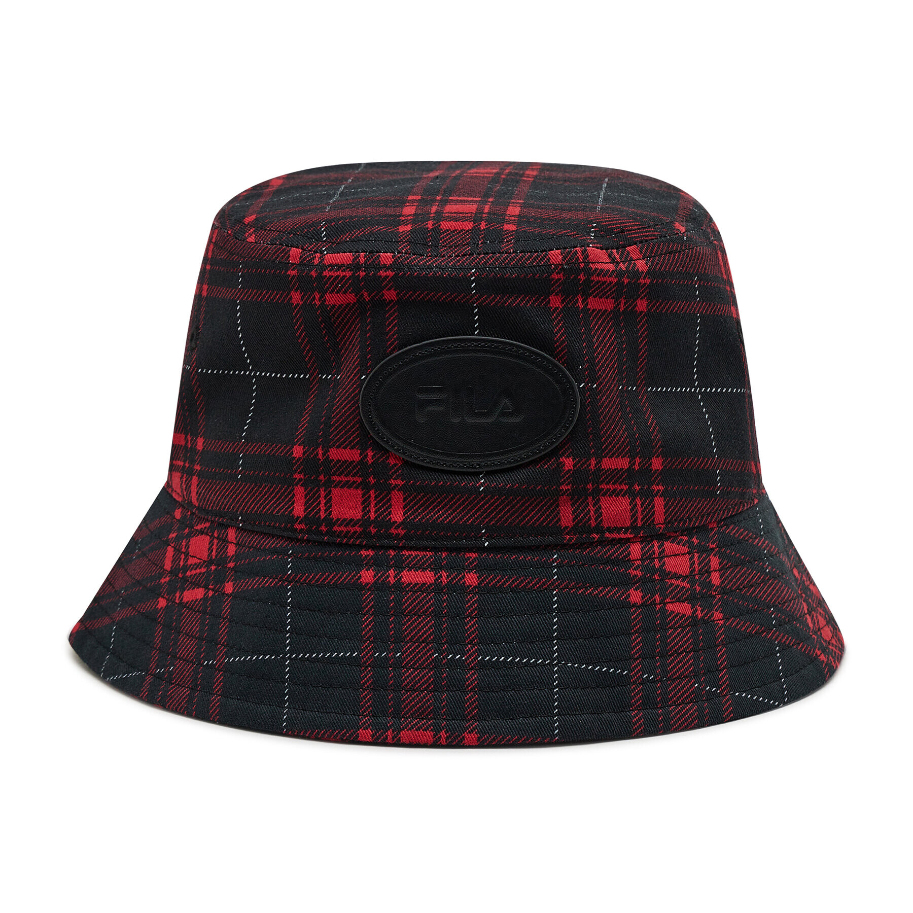 Fila Капела Bucket Check Aop 686165 Черен - Pepit.bg