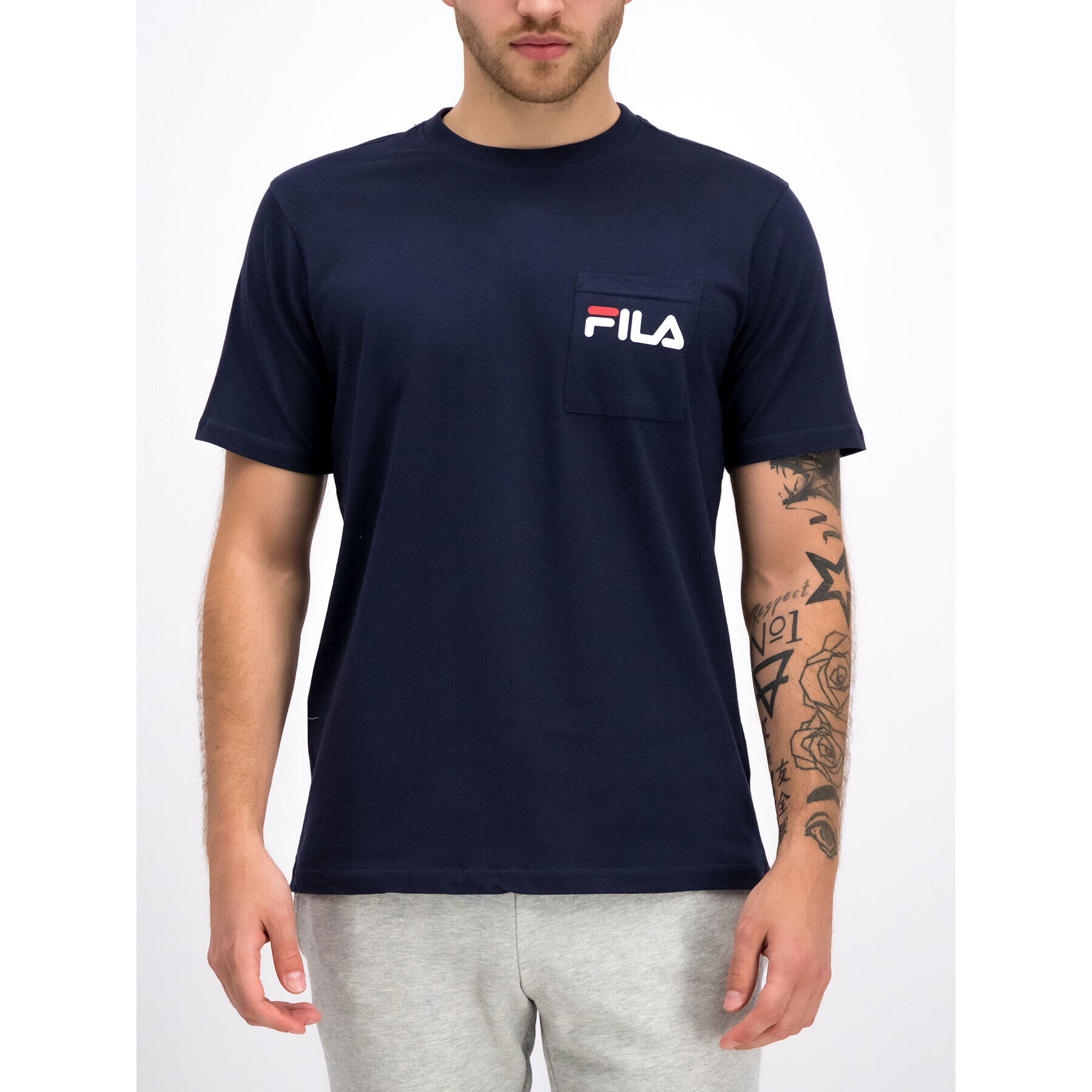 Fila Тишърт 684472 Тъмносин Regular Fit - Pepit.bg