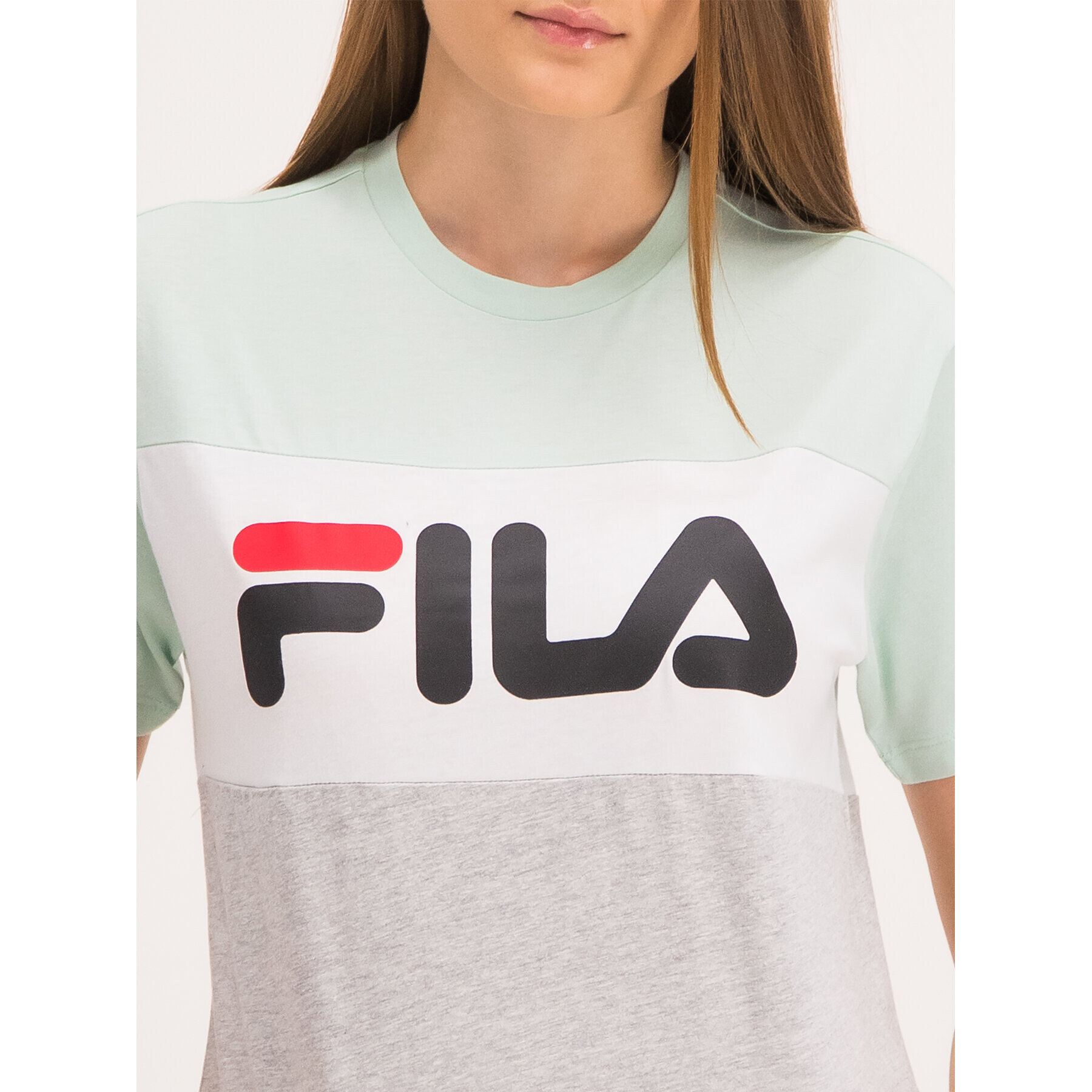 Fila Тишърт Allison 682125 Зелен Regular Fit - Pepit.bg