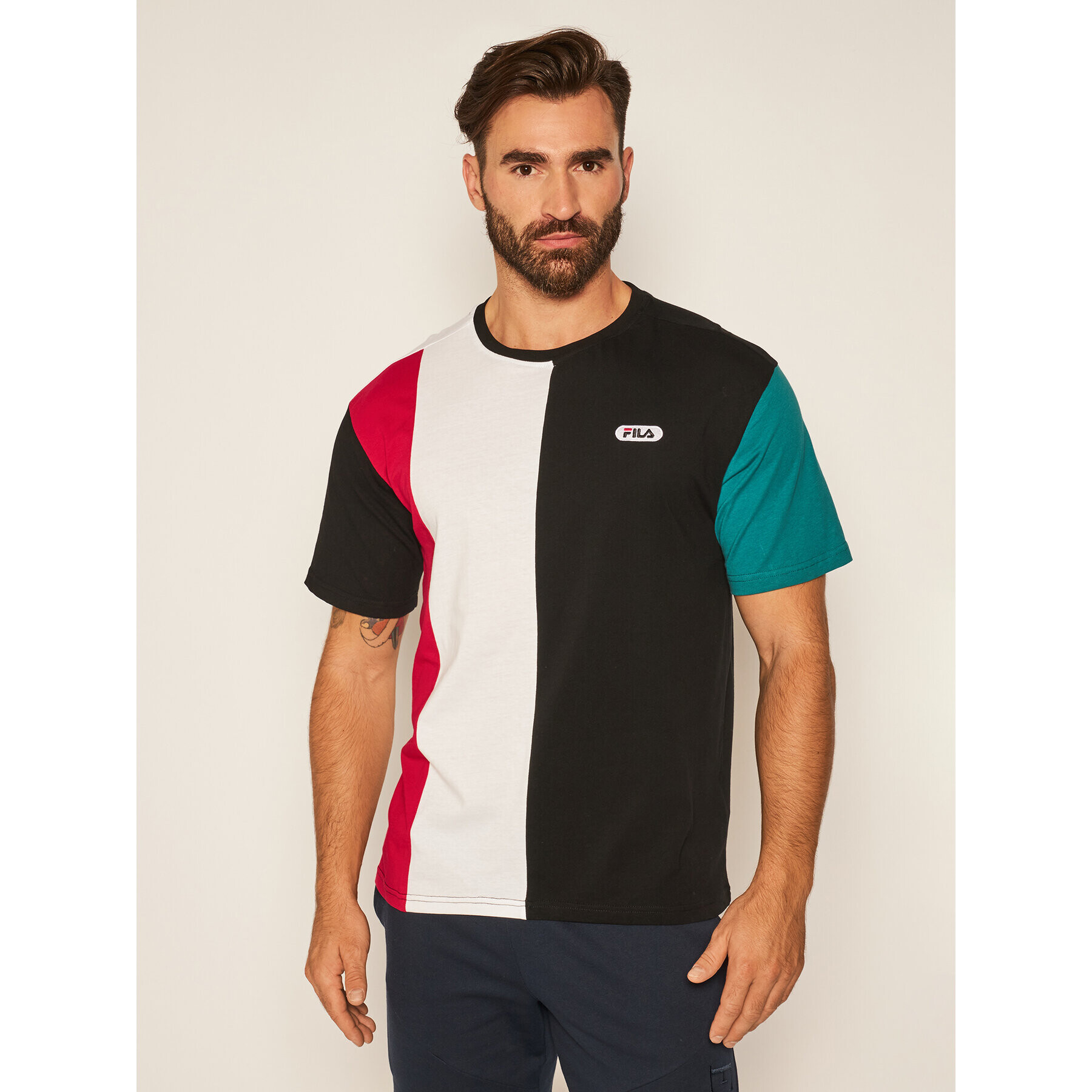 Fila Тишърт Bansi Blocked 687960 Цветен Regular Fit - Pepit.bg