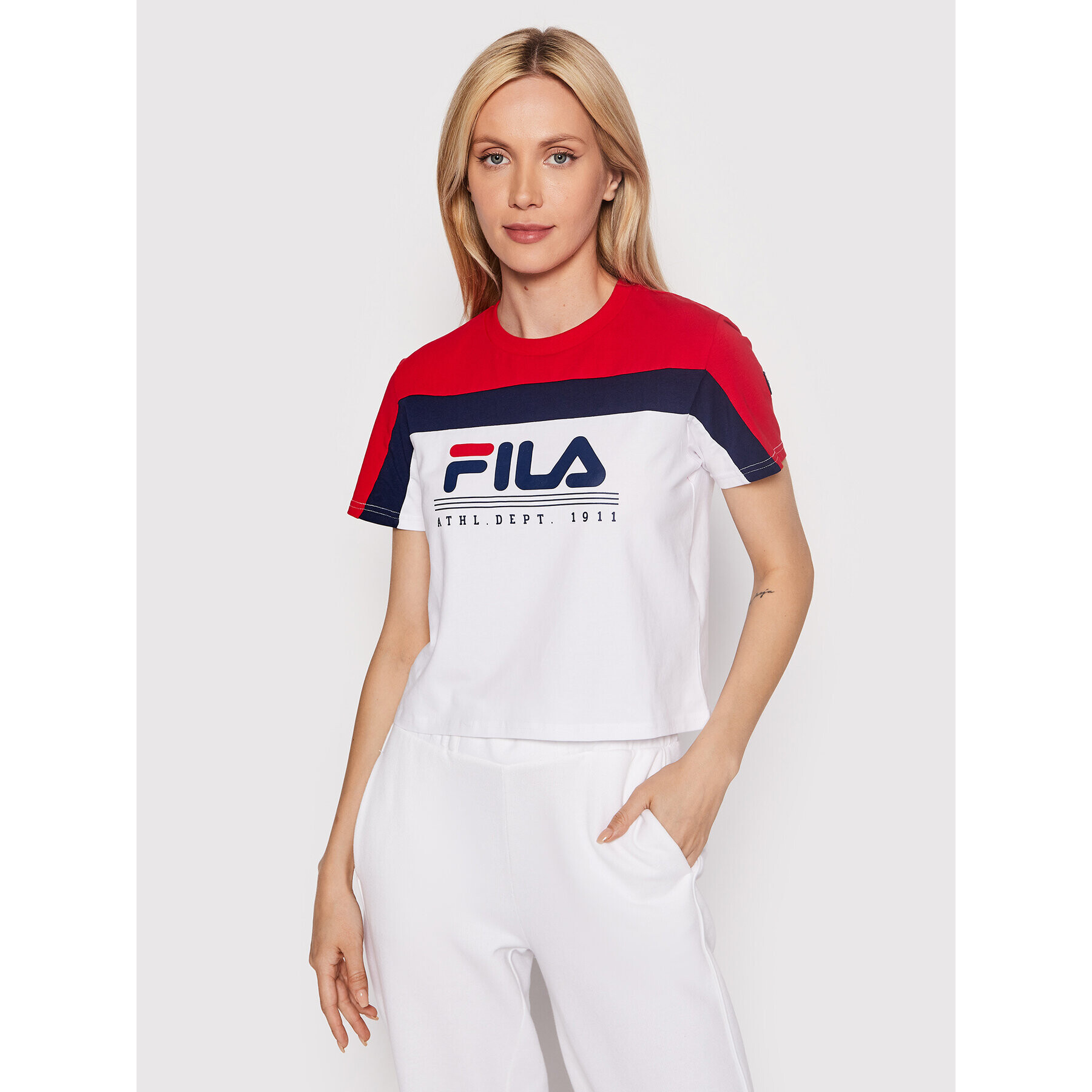 Fila Тишърт Belek 768588 Цветен Regular Fit - Pepit.bg