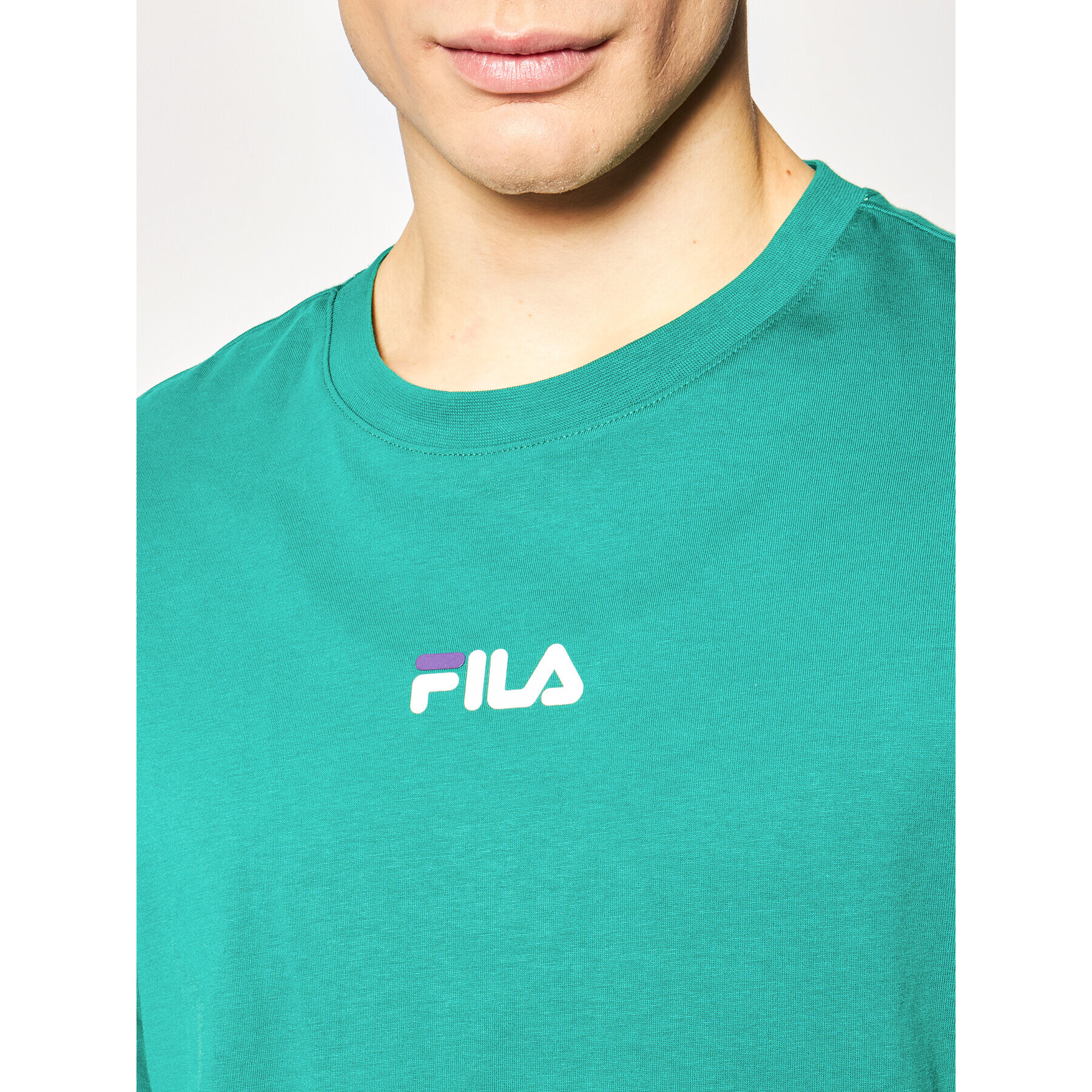 Fila Тишърт Bender 687484 Зелен Regular Fit - Pepit.bg