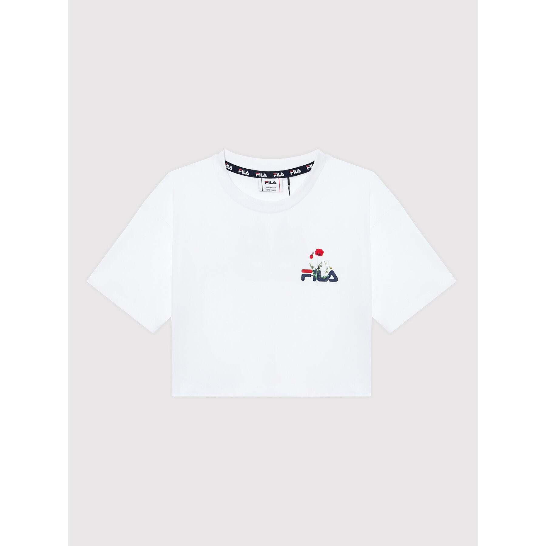 Fila Тишърт Bogota FAT0088 Бял Relaxed Fit - Pepit.bg