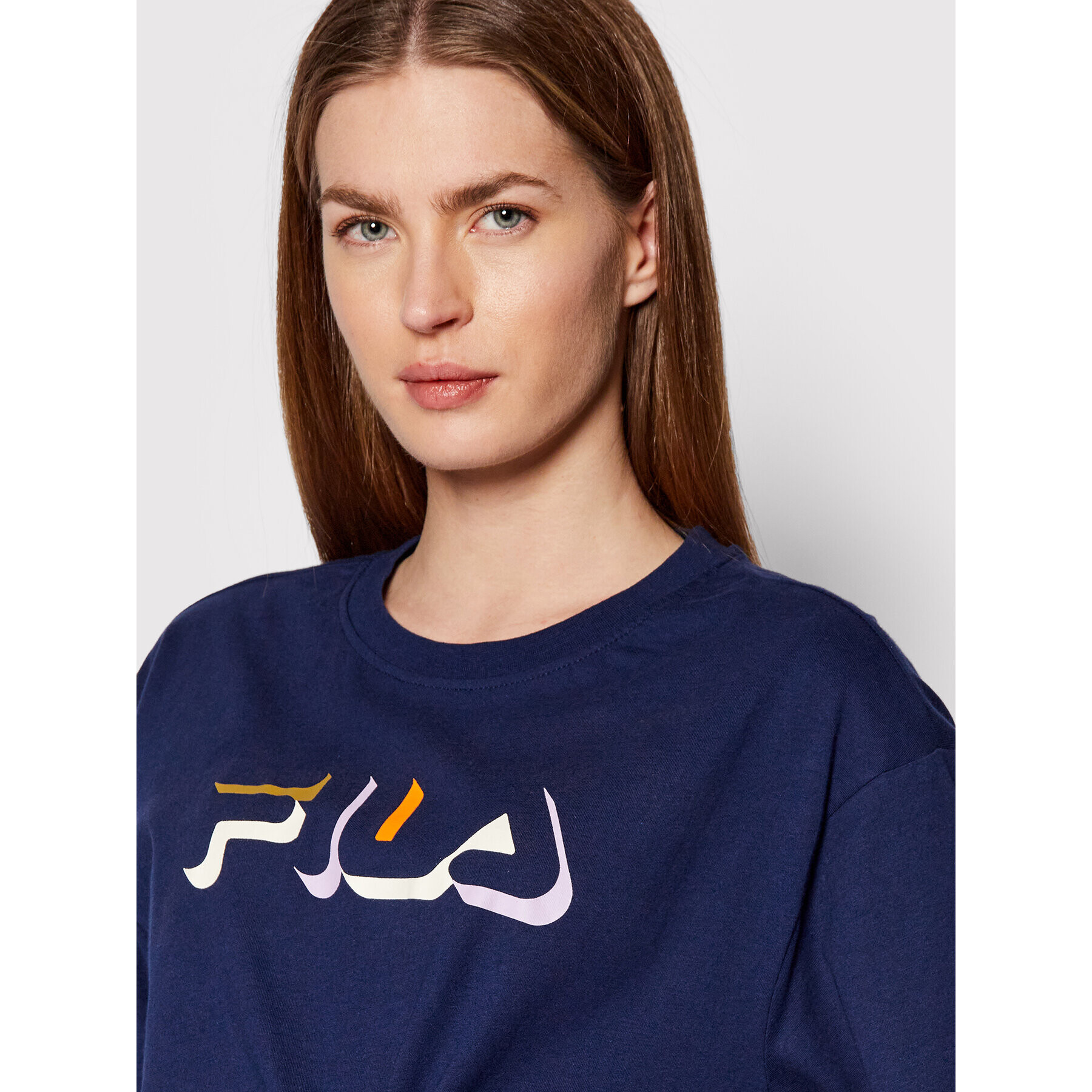 Fila Тишърт Boituva 768497 Тъмносин Relaxed Fit - Pepit.bg