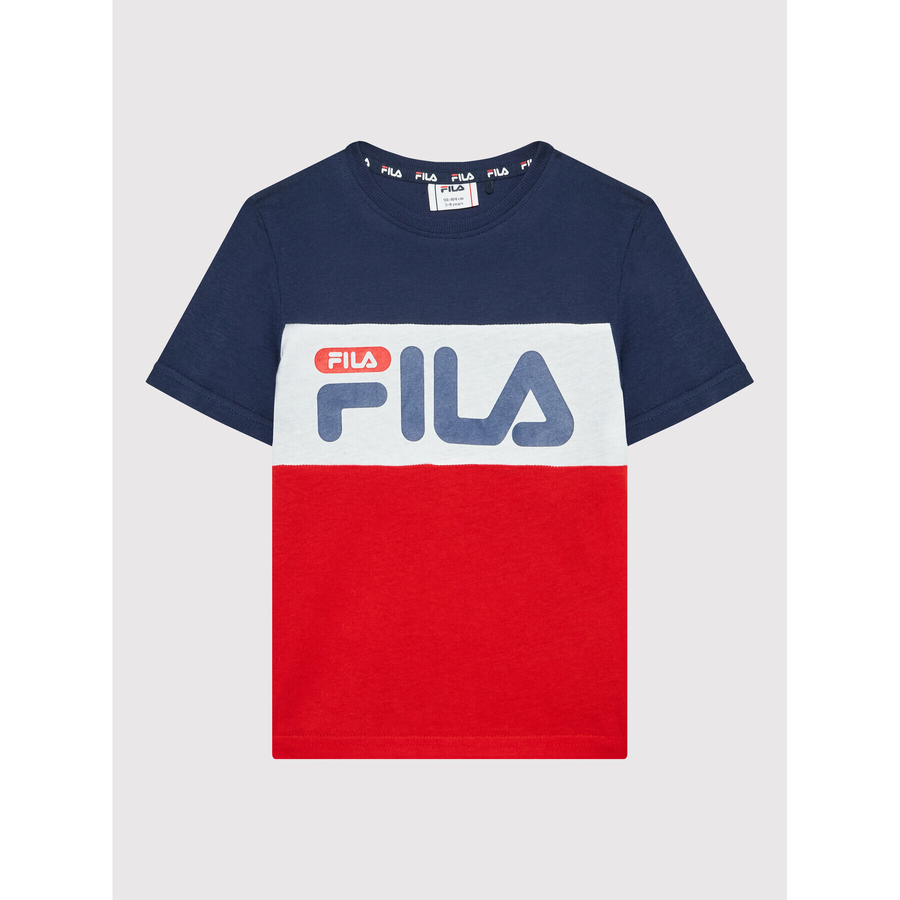 Fila Тишърт Collage Station Tee FAK0063 Цветен Regular Fit - Pepit.bg