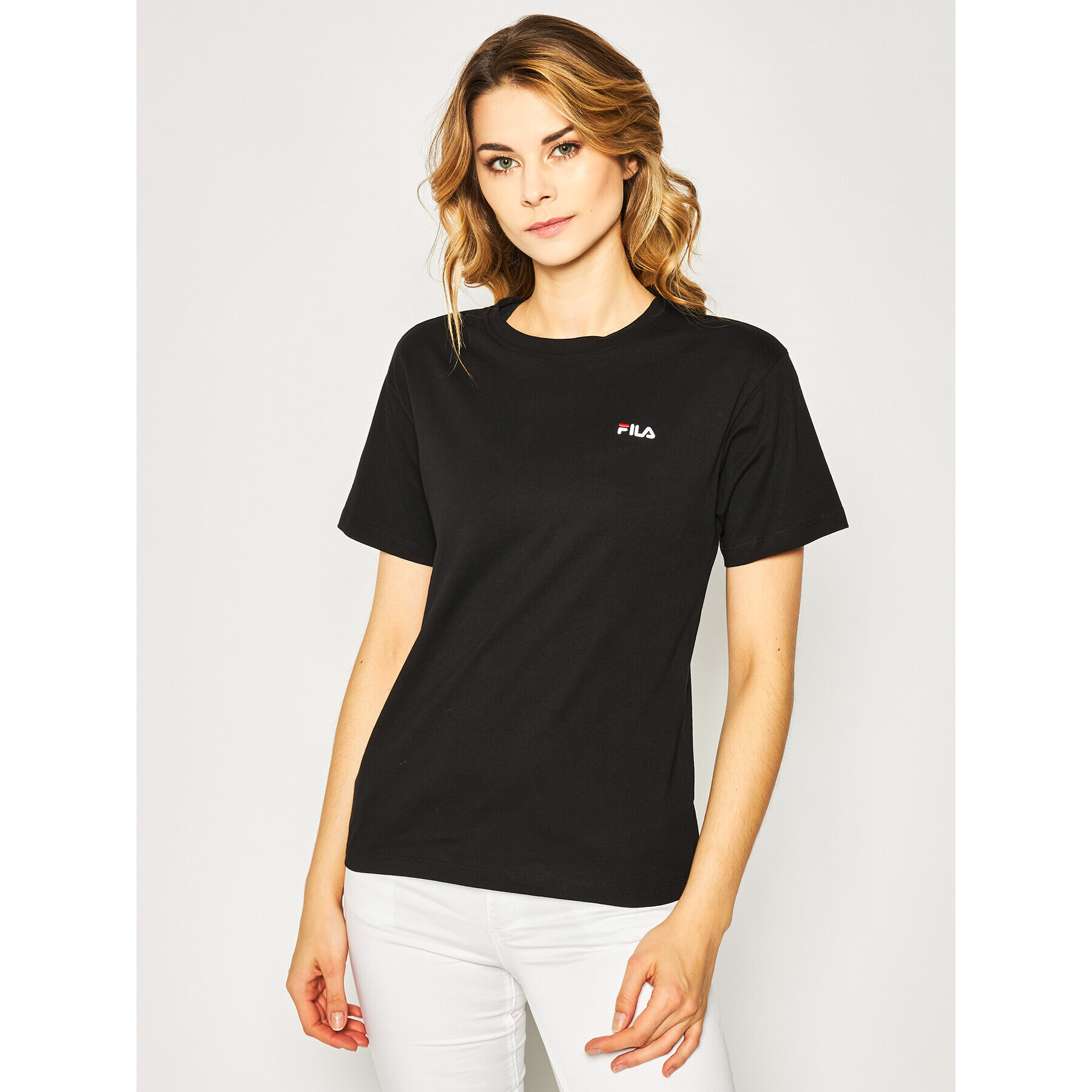 Fila Тишърт Eara 687469 Черен Regular Fit - Pepit.bg