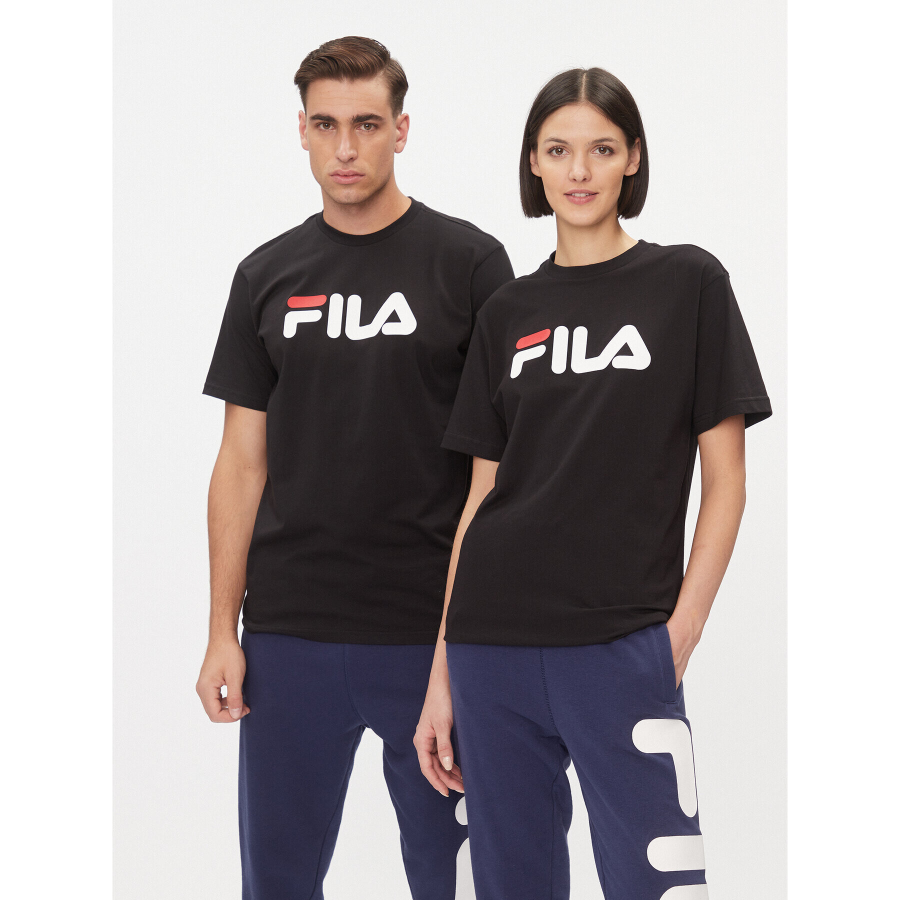 Fila Тишърт FAU0067 Черен Regular Fit - Pepit.bg