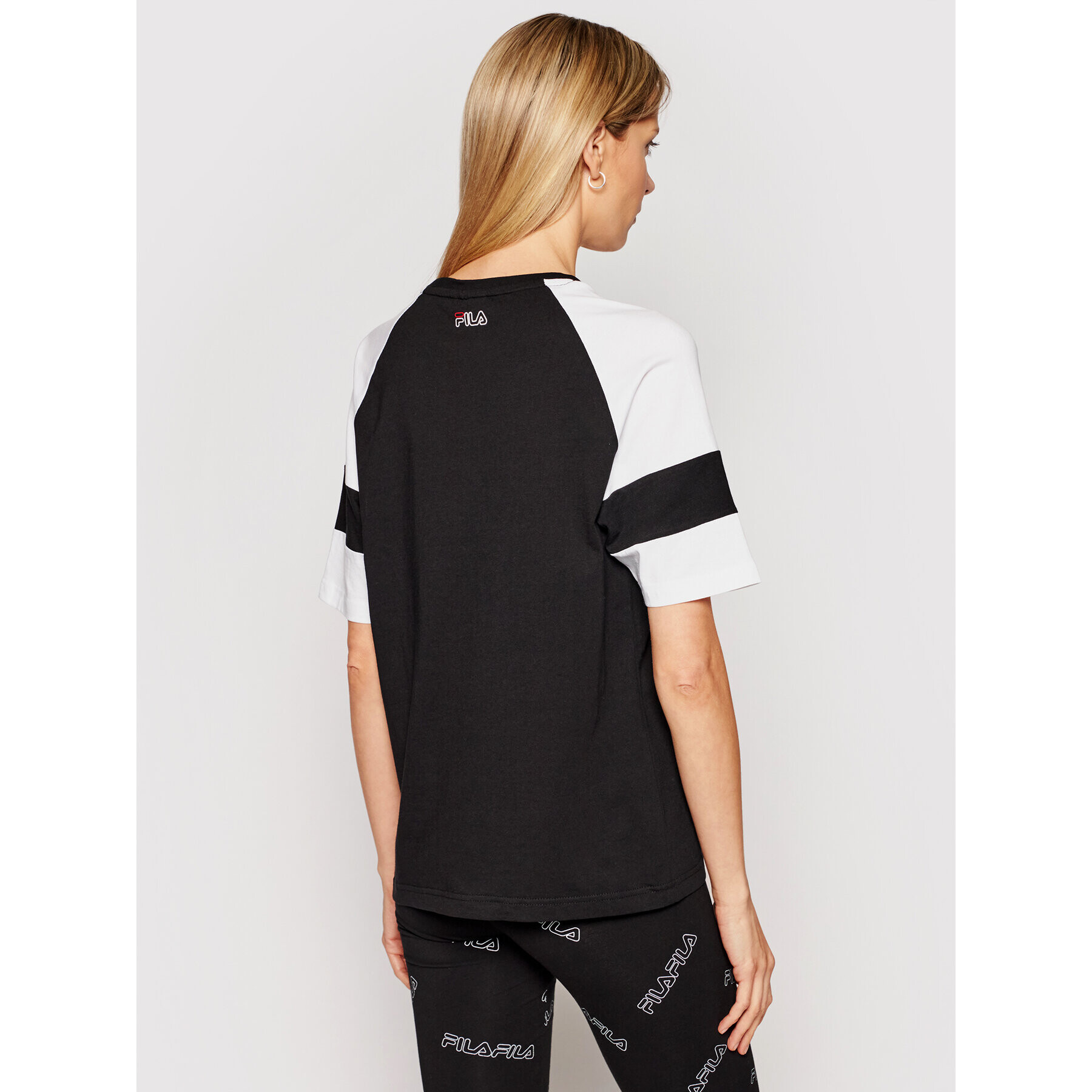 Fila Тишърт Jacklyn 683283 Черен Regular Fit - Pepit.bg