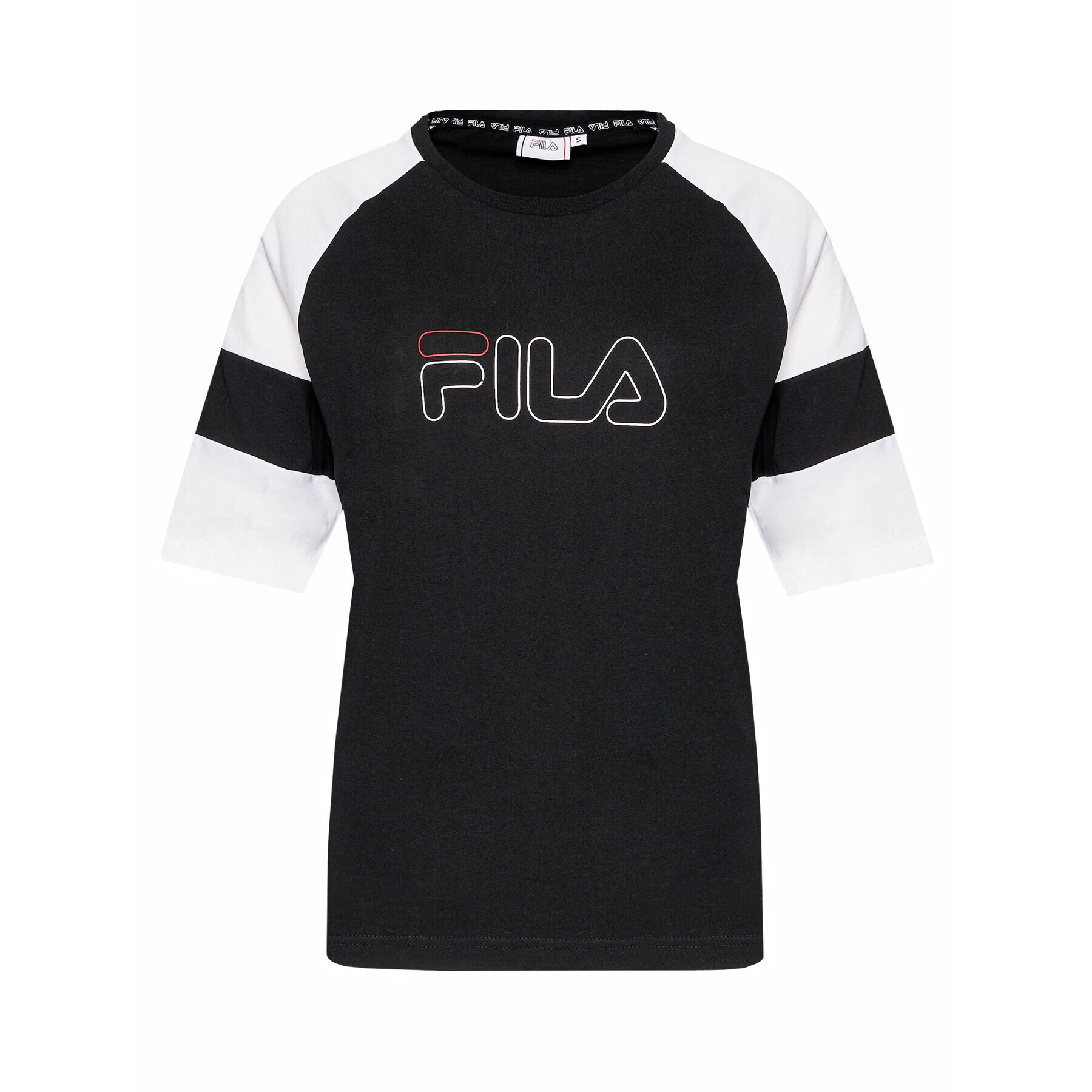 Fila Тишърт Jacklyn 683283 Черен Regular Fit - Pepit.bg