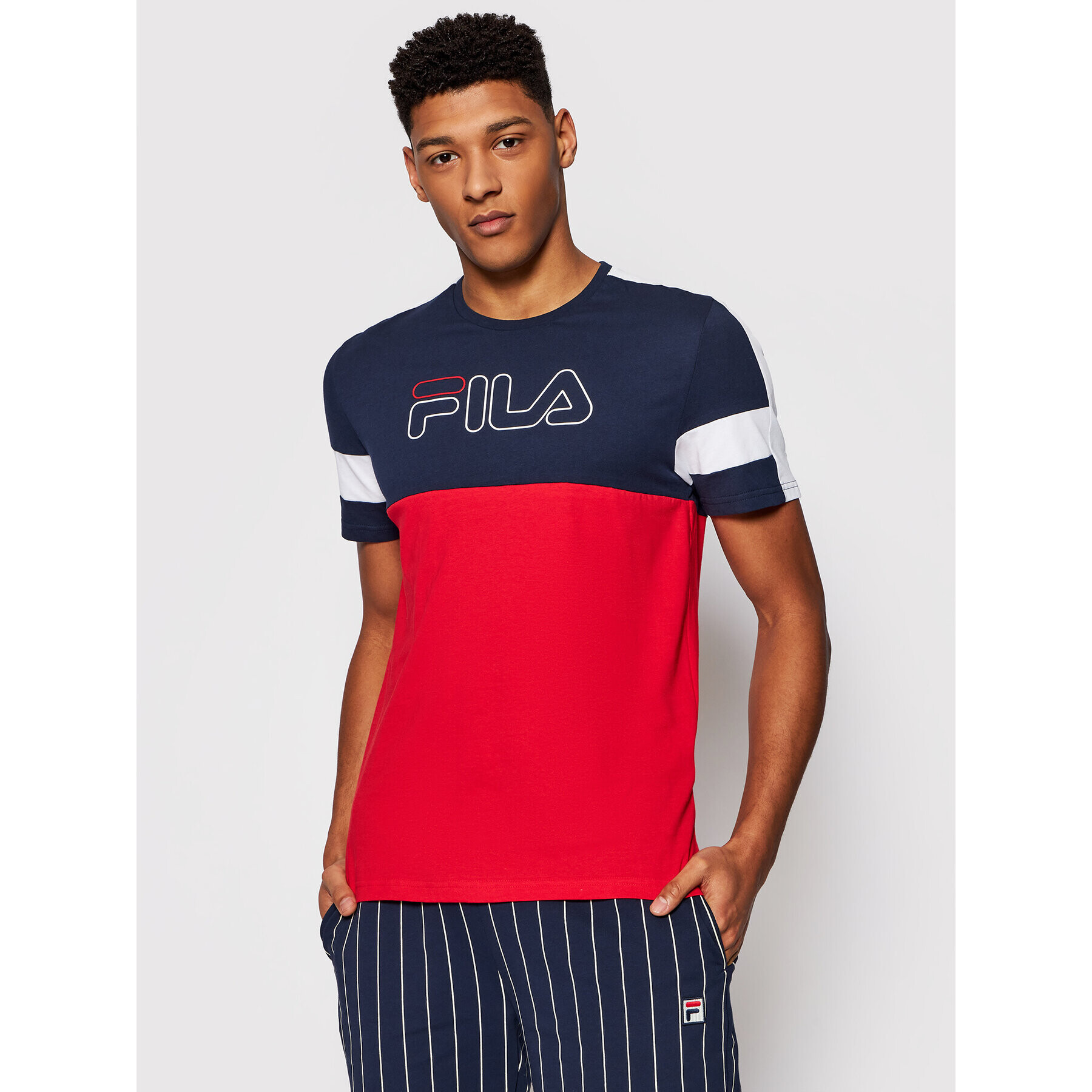 Fila Тишърт Jadon Blocked 683257 Цветен Regular Fit - Pepit.bg