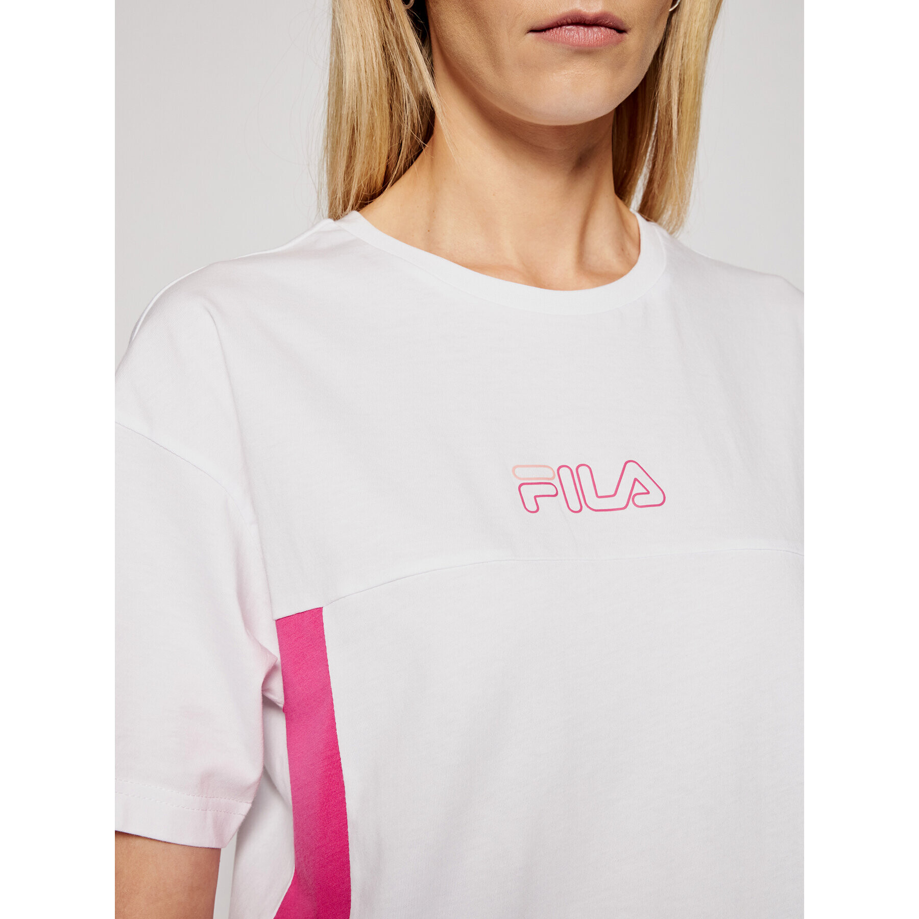 Fila Тишърт Jaelle 683293 Бял Regular Fit - Pepit.bg