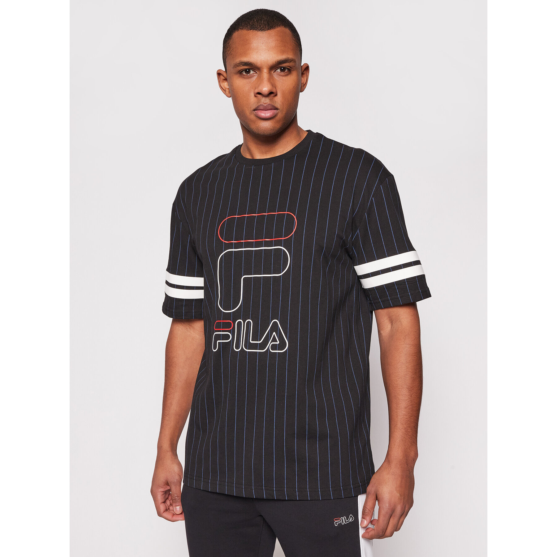 Fila Тишърт Jamiro 683270 Черен Relaxed Fit - Pepit.bg