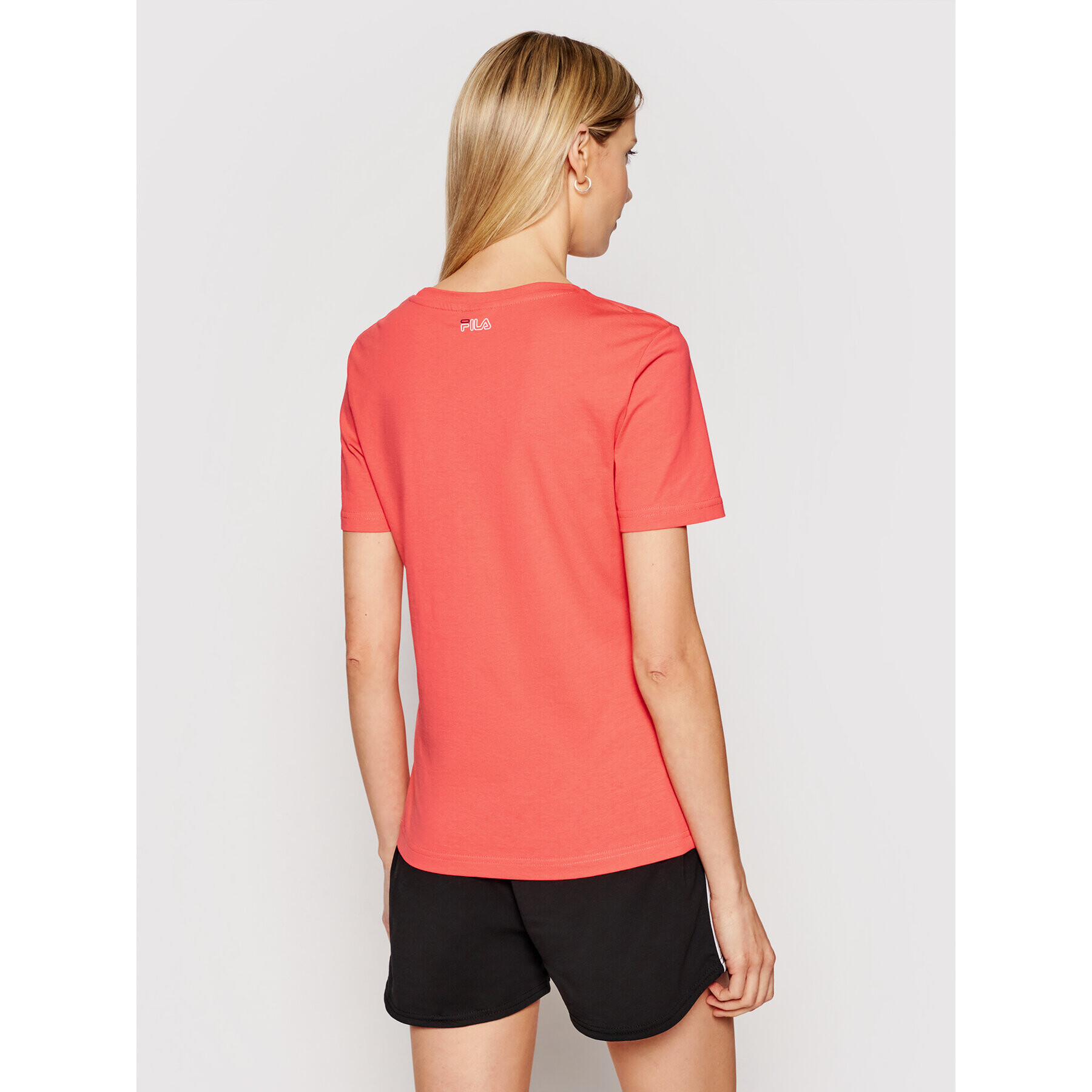 Fila Тишърт Ladan 683179 Оранжев Regular Fit - Pepit.bg