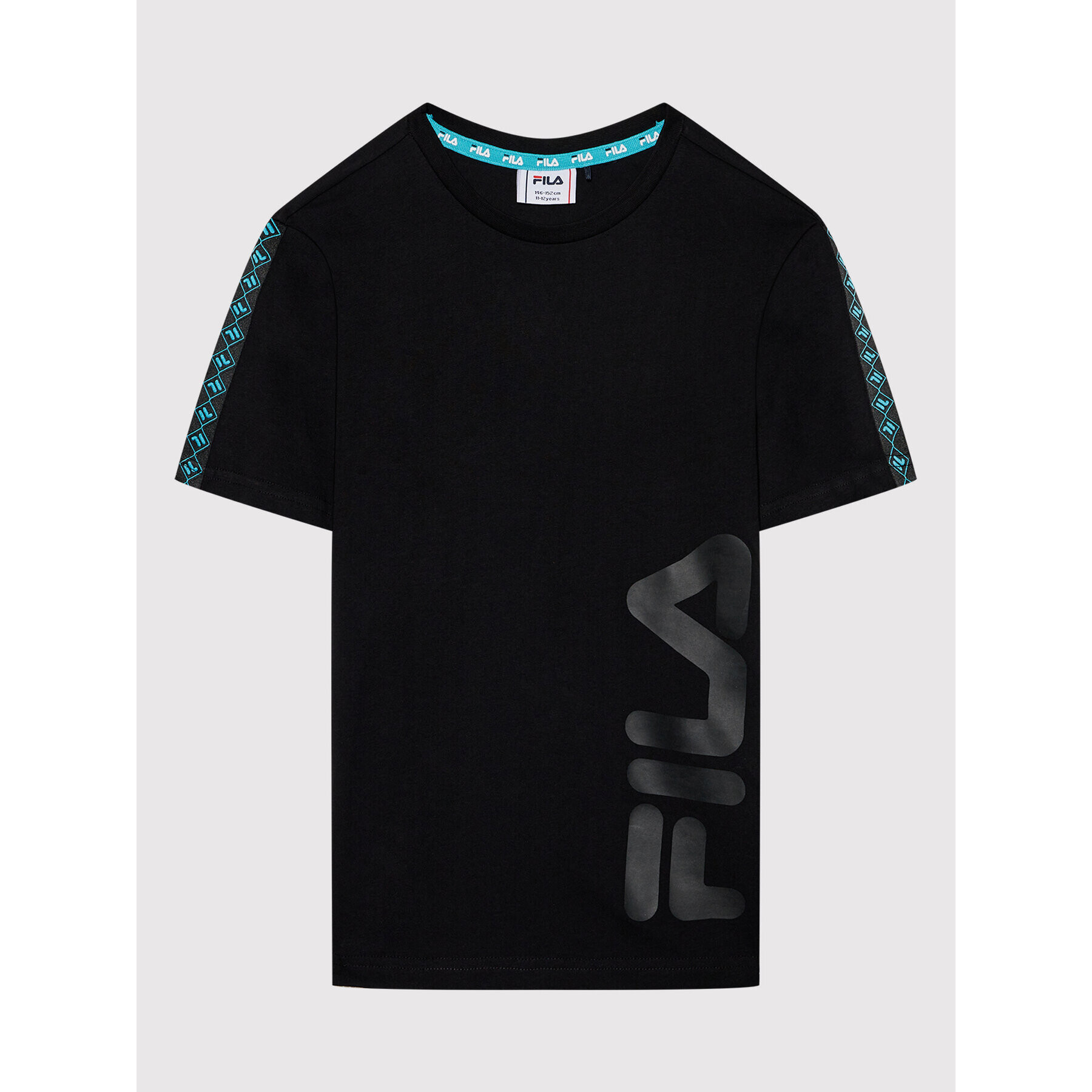 Fila Тишърт Levi 689070 Черен Regular Fit - Pepit.bg