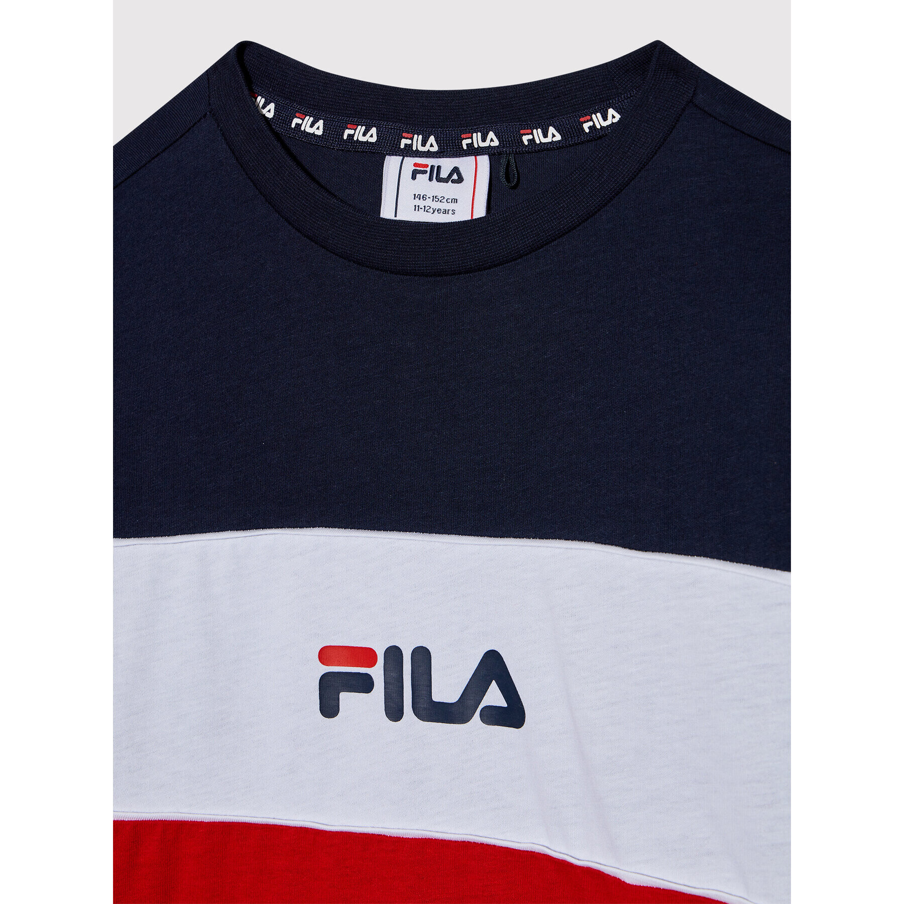 Fila Тишърт Mika 688759 Тъмносин Regular Fit - Pepit.bg