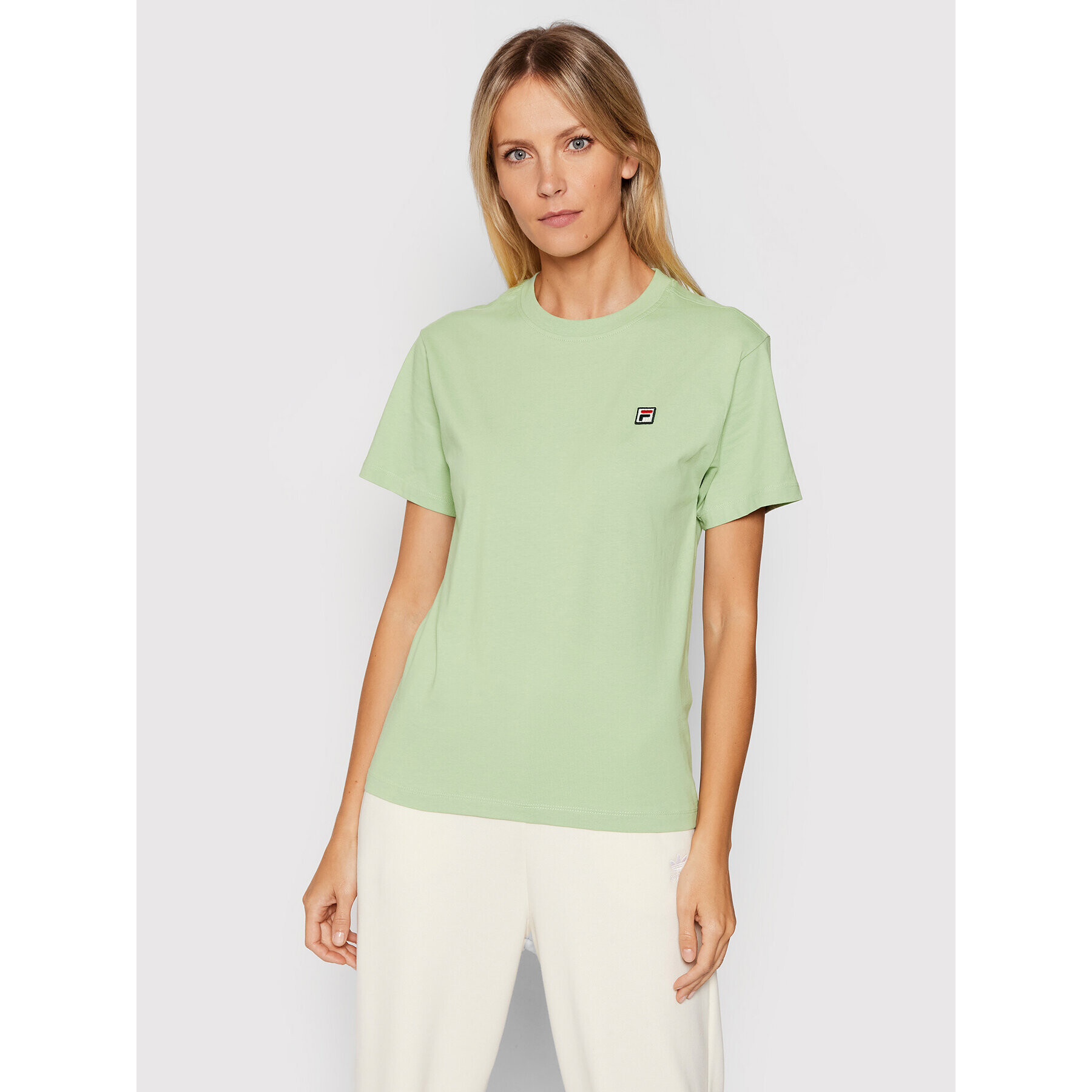 Fila Тишърт Nova 689132 Зелен Regular Fit - Pepit.bg