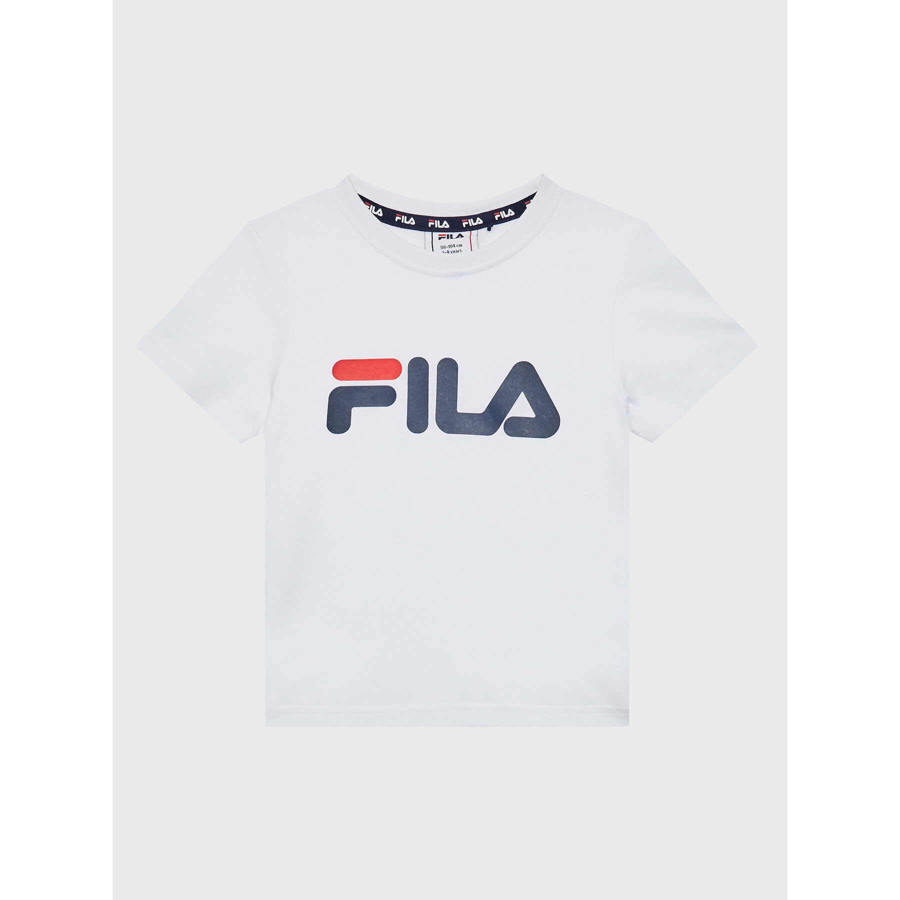 Fila Тишърт Sala FAK0089 Бял Regular Fit - Pepit.bg