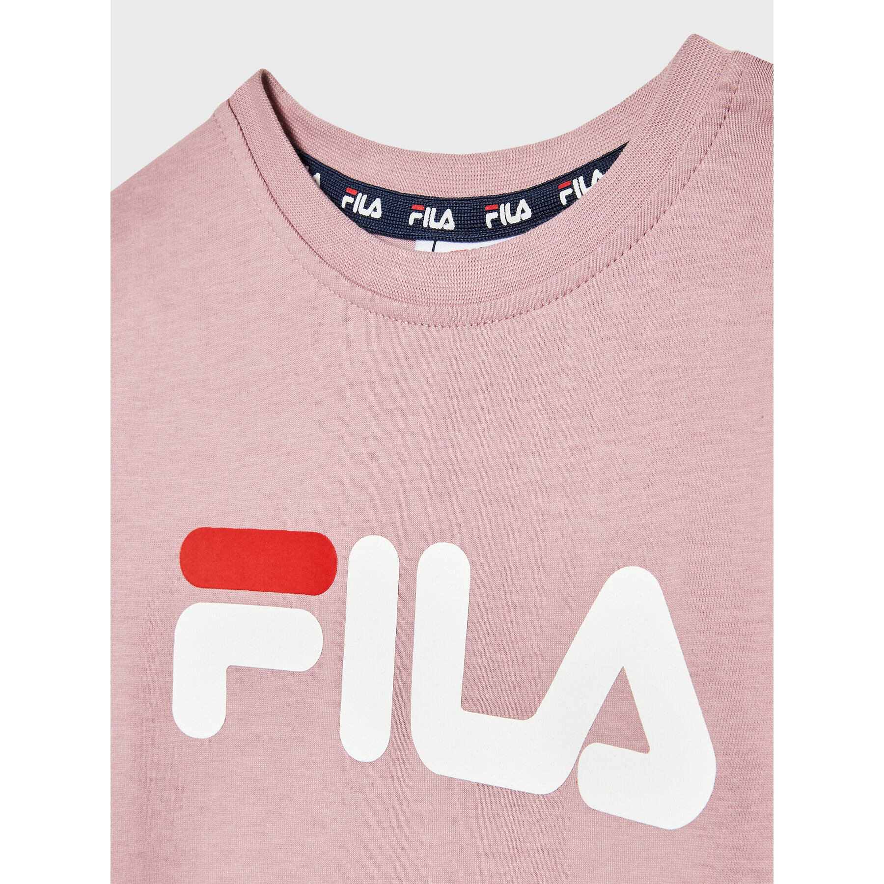 Fila Тишърт Sala Logo FAK0089 Розов Regular Fit - Pepit.bg