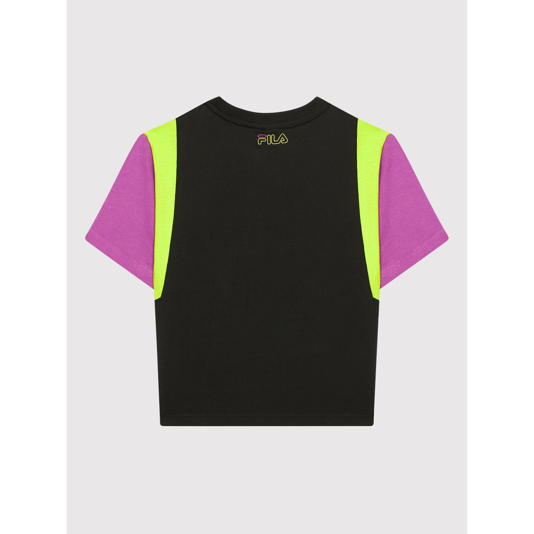 Fila Тишърт Samara Blocked 683419 Черен Regular Fit - Pepit.bg