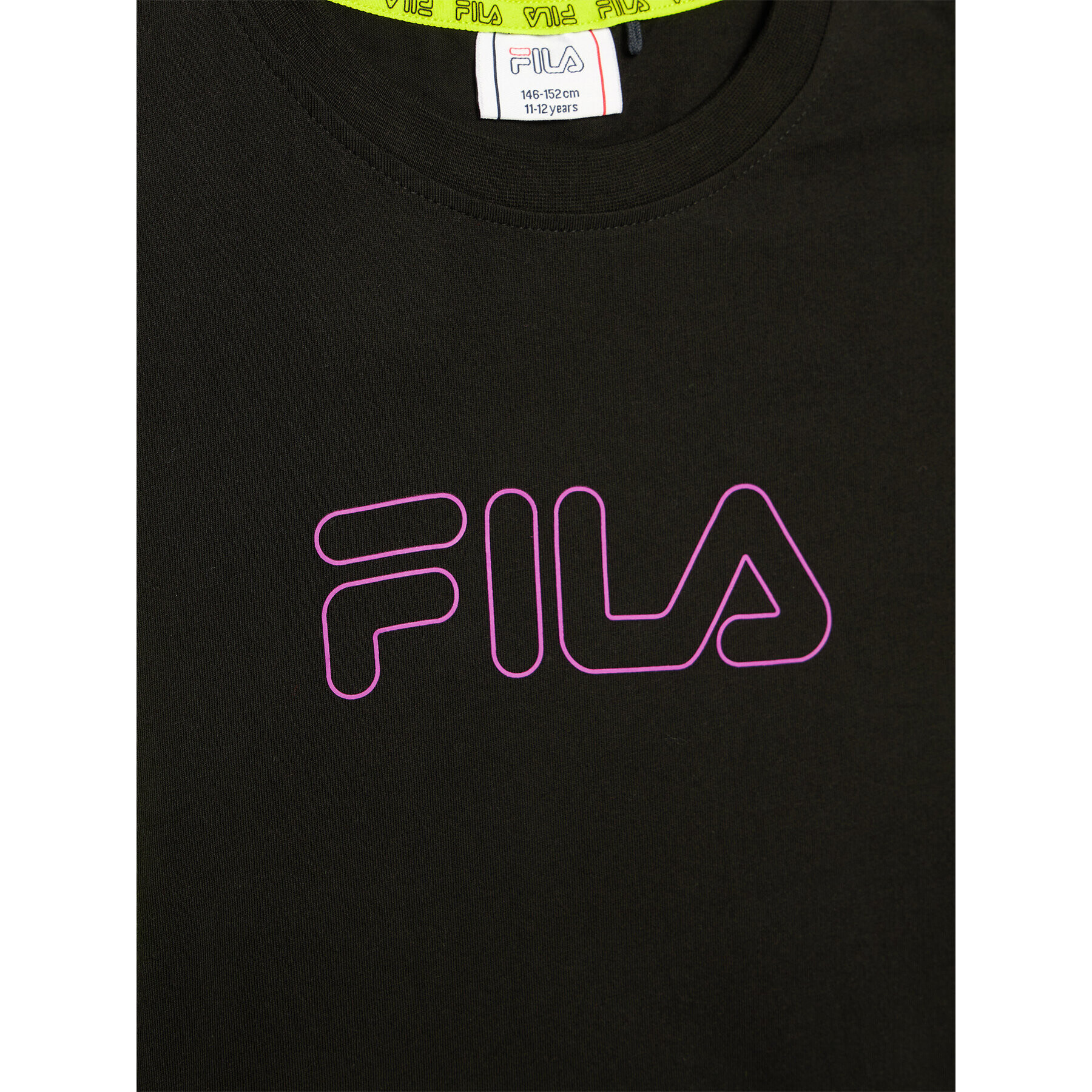 Fila Тишърт Samara Blocked 683419 Черен Regular Fit - Pepit.bg