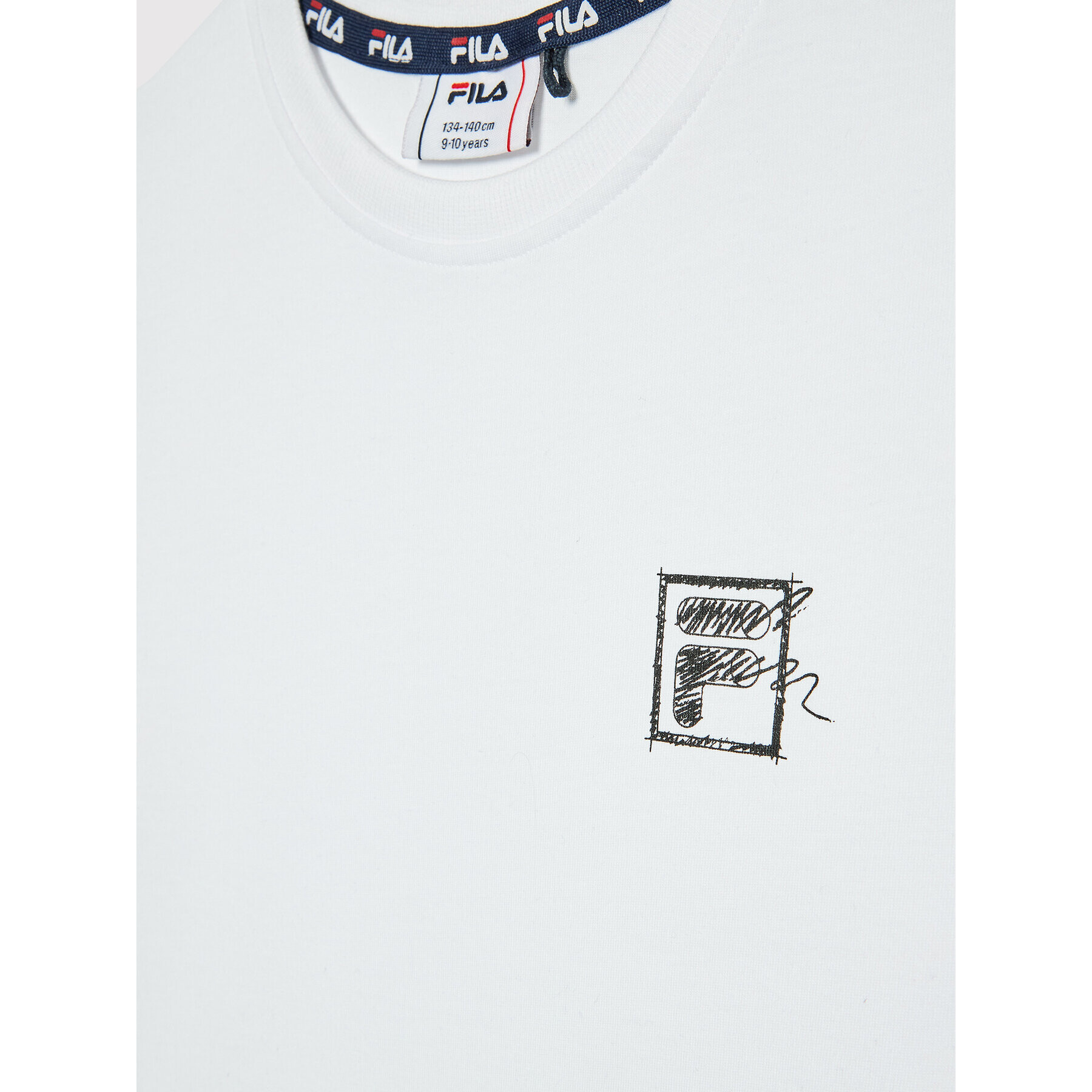 Fila Тишърт Tessin FAT0052 Бял Regular Fit - Pepit.bg