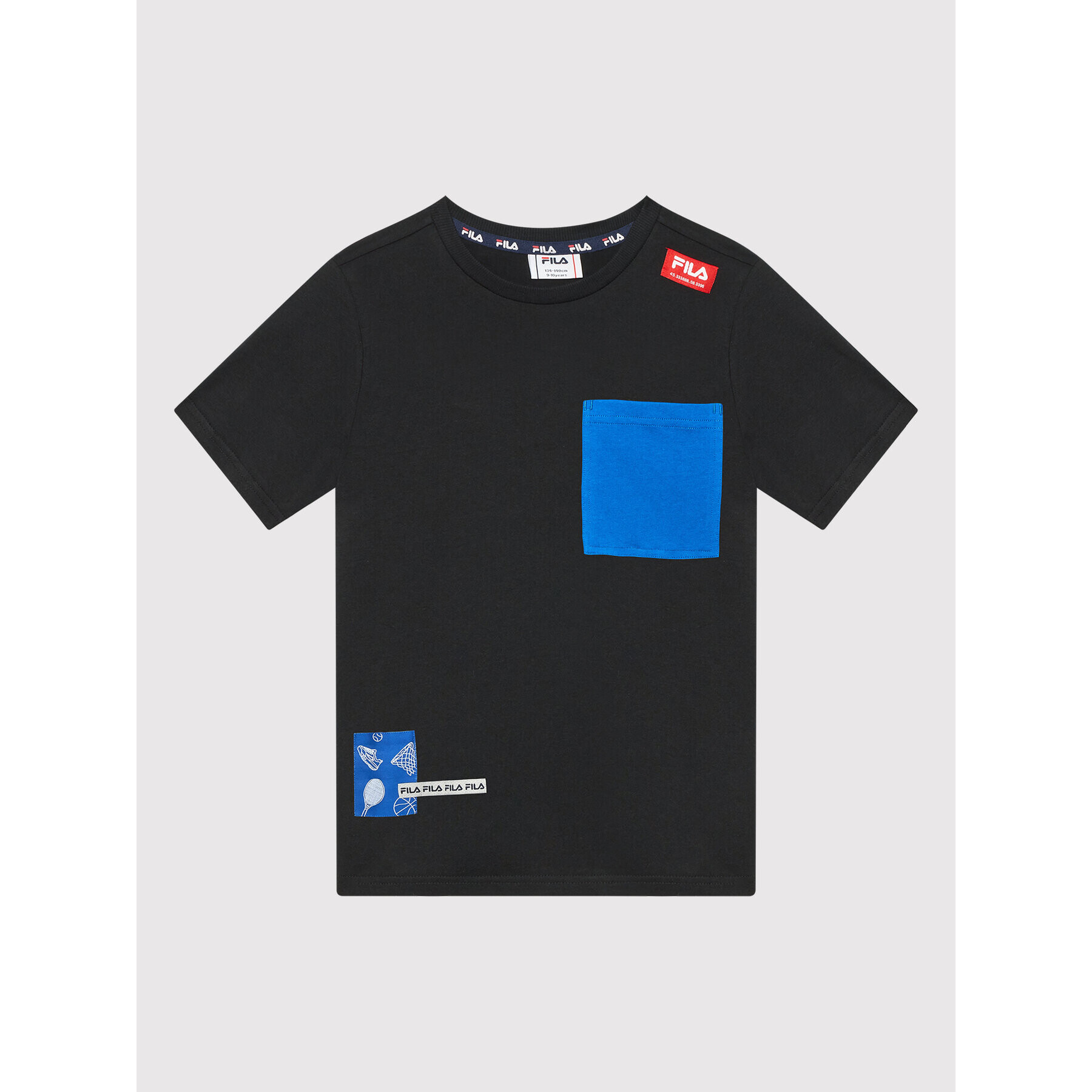 Fila Тишърт Treffurt FAT0037 Черен Regular Fit - Pepit.bg