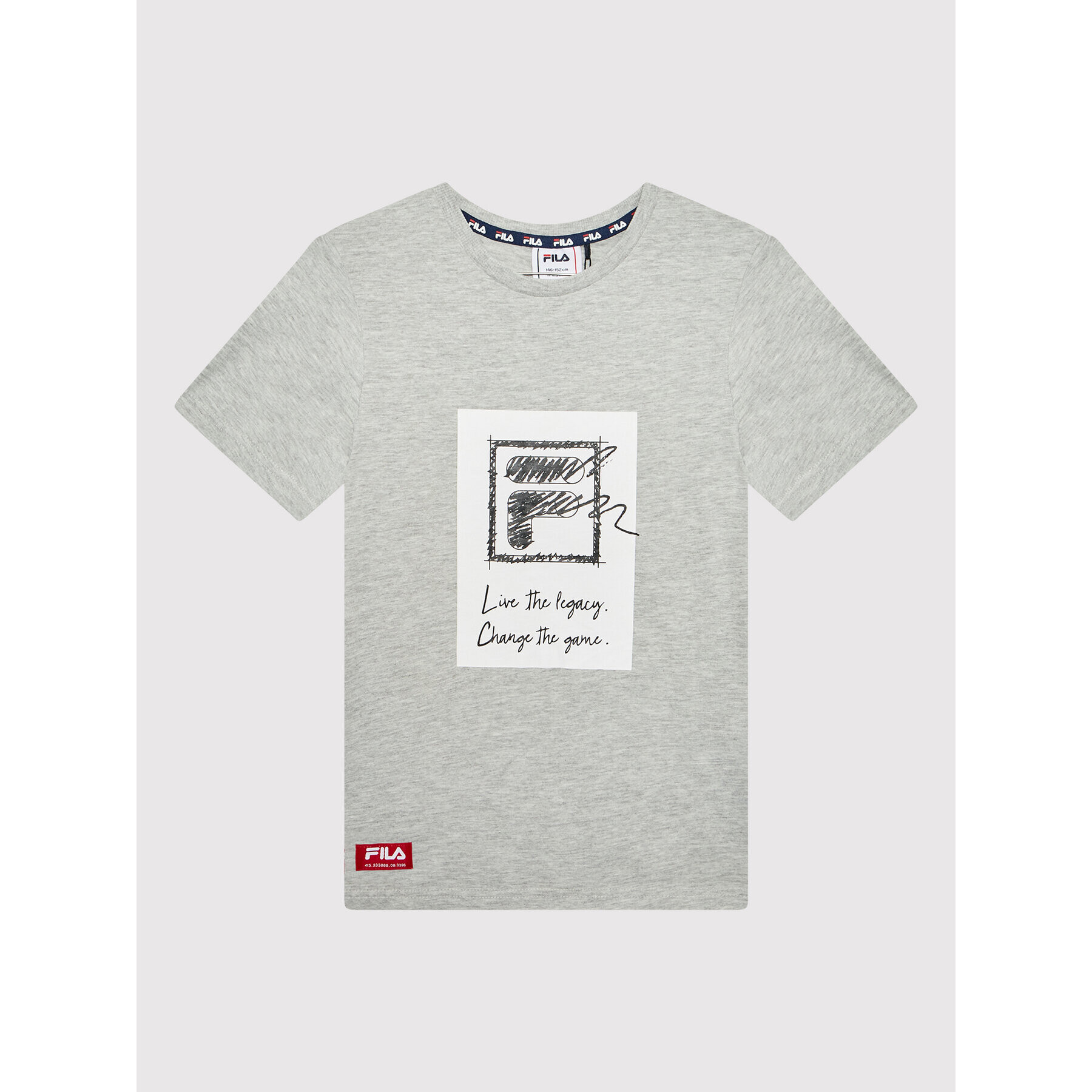 Fila Тишърт Trendelburg FAT0038 Сив Regular Fit - Pepit.bg