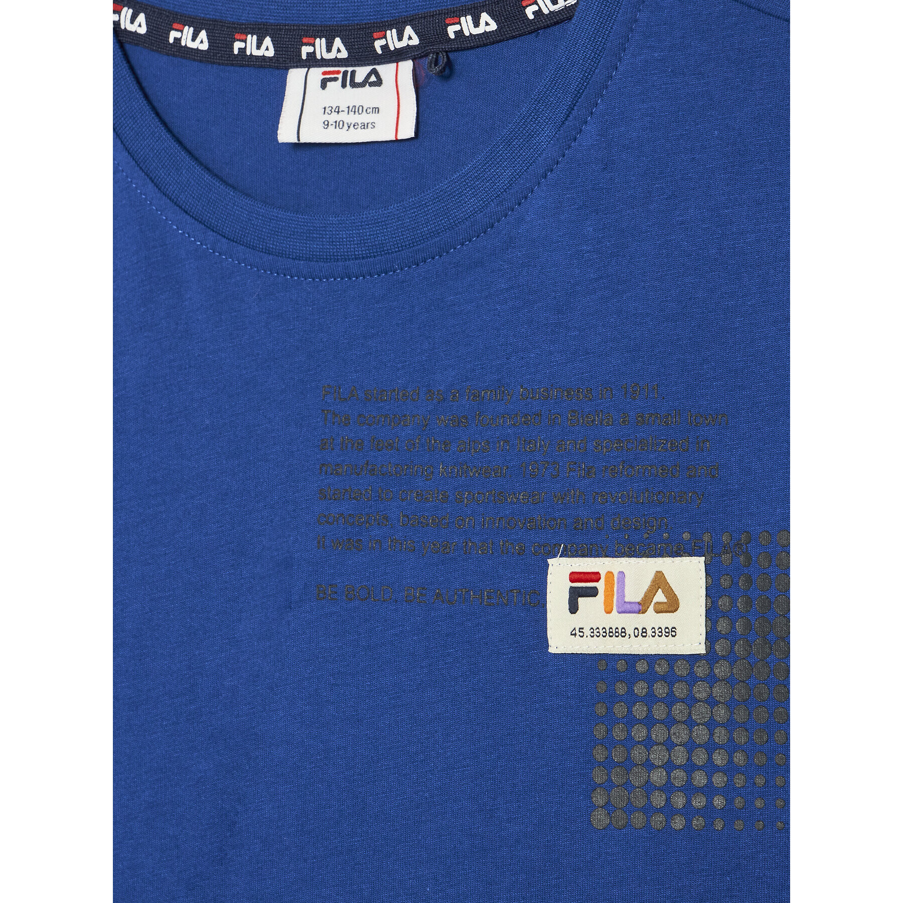 Fila Тишърт Triest FAT0147 Син Regular Fit - Pepit.bg