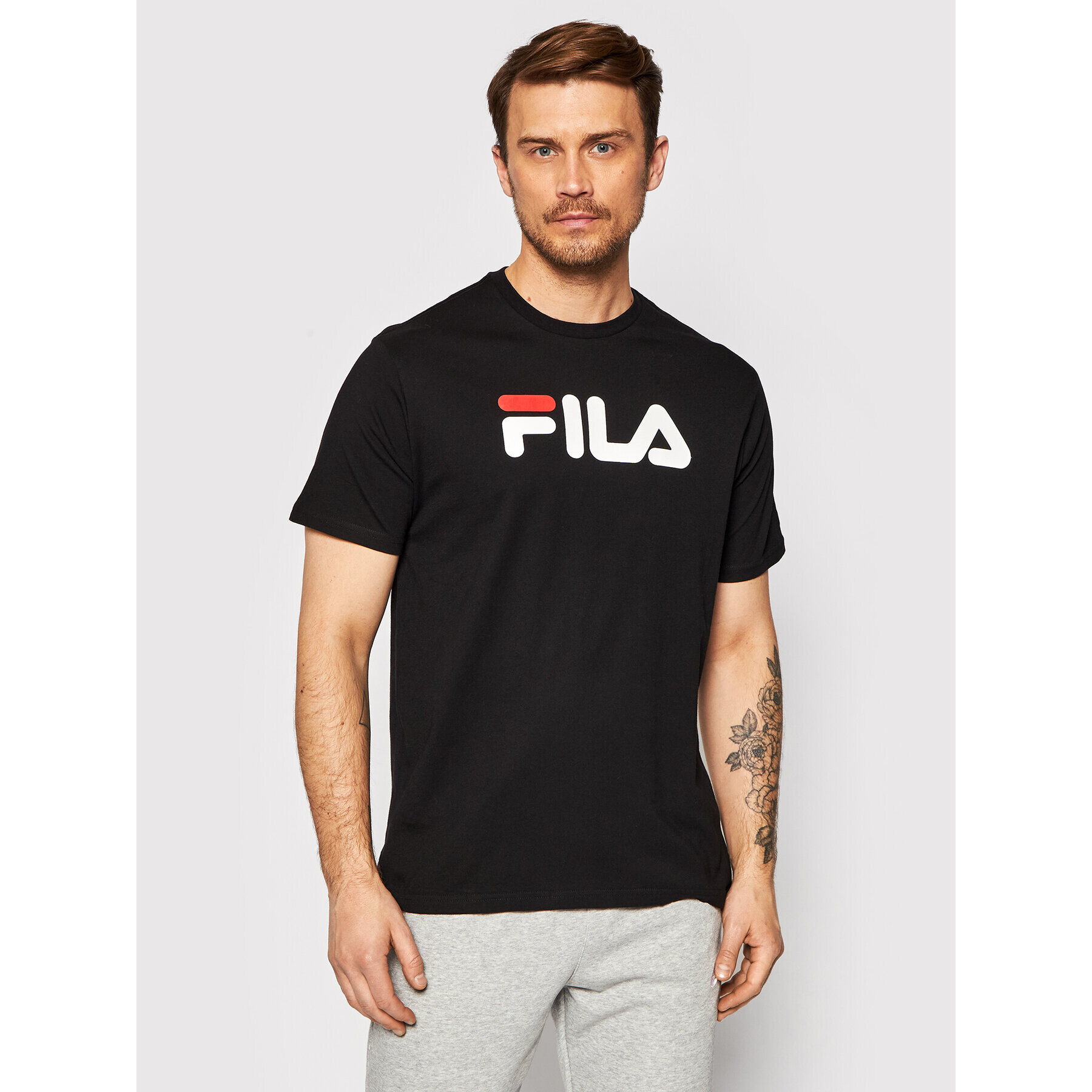 Fila Тишърт Unisex 681093 Черен Regular Fit - Pepit.bg