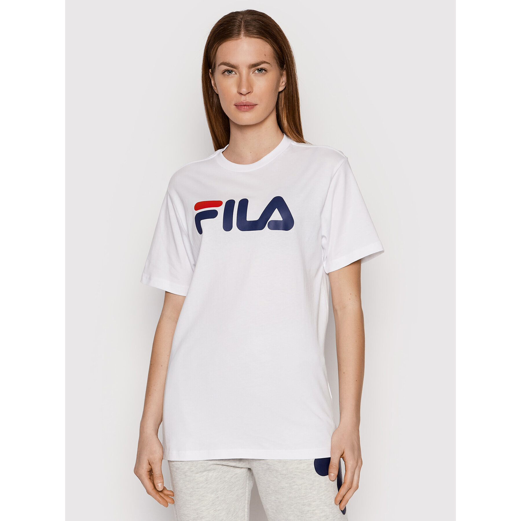 Fila Тишърт Unisex Bellano FAU0067 Бял Regular Fit - Pepit.bg