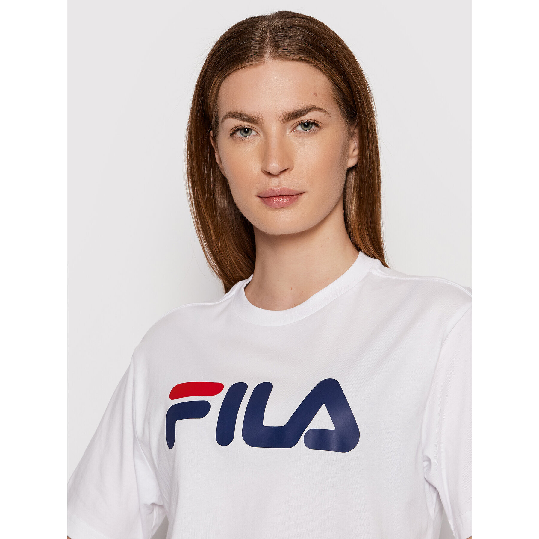 Fila Тишърт Unisex Bellano FAU0067 Бял Regular Fit - Pepit.bg