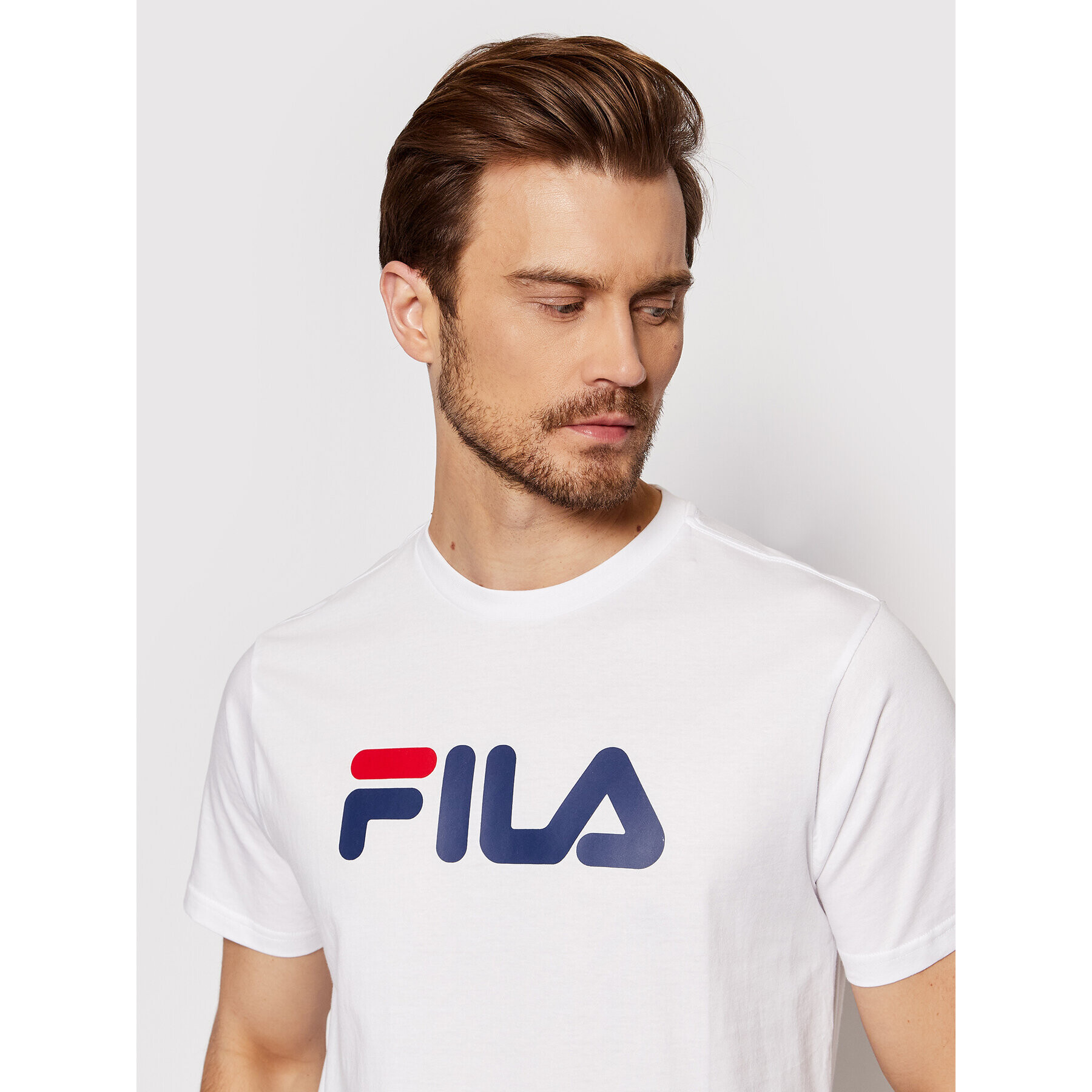 Fila Тишърт Unisex Bellano FAU0067 Бял Regular Fit - Pepit.bg