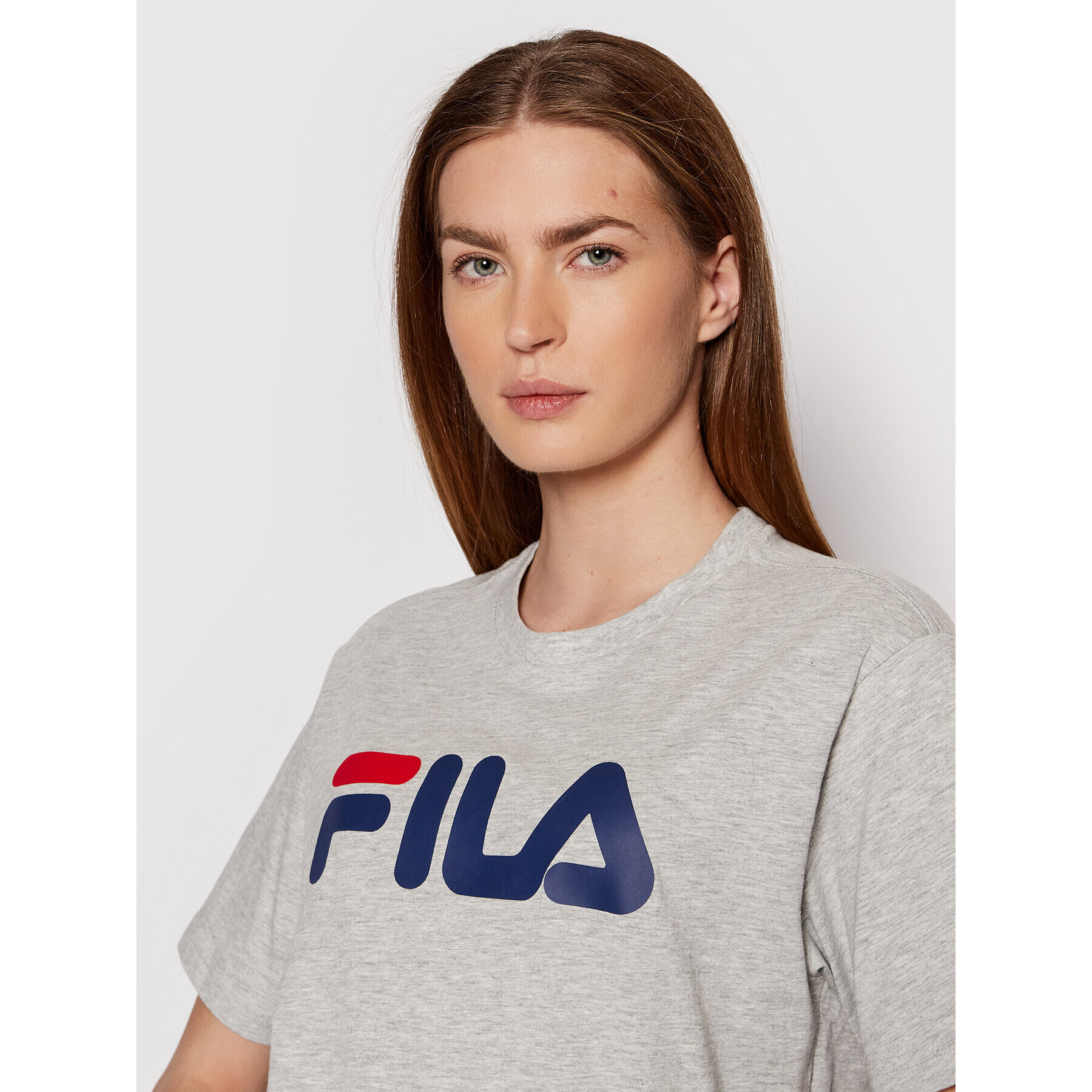 Fila Тишърт Unisex Bellano FAU0067 Сив Regular Fit - Pepit.bg