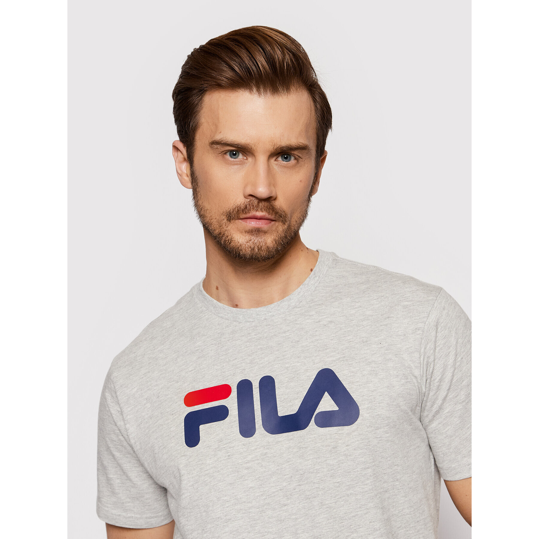 Fila Тишърт Unisex Bellano FAU0067 Сив Regular Fit - Pepit.bg