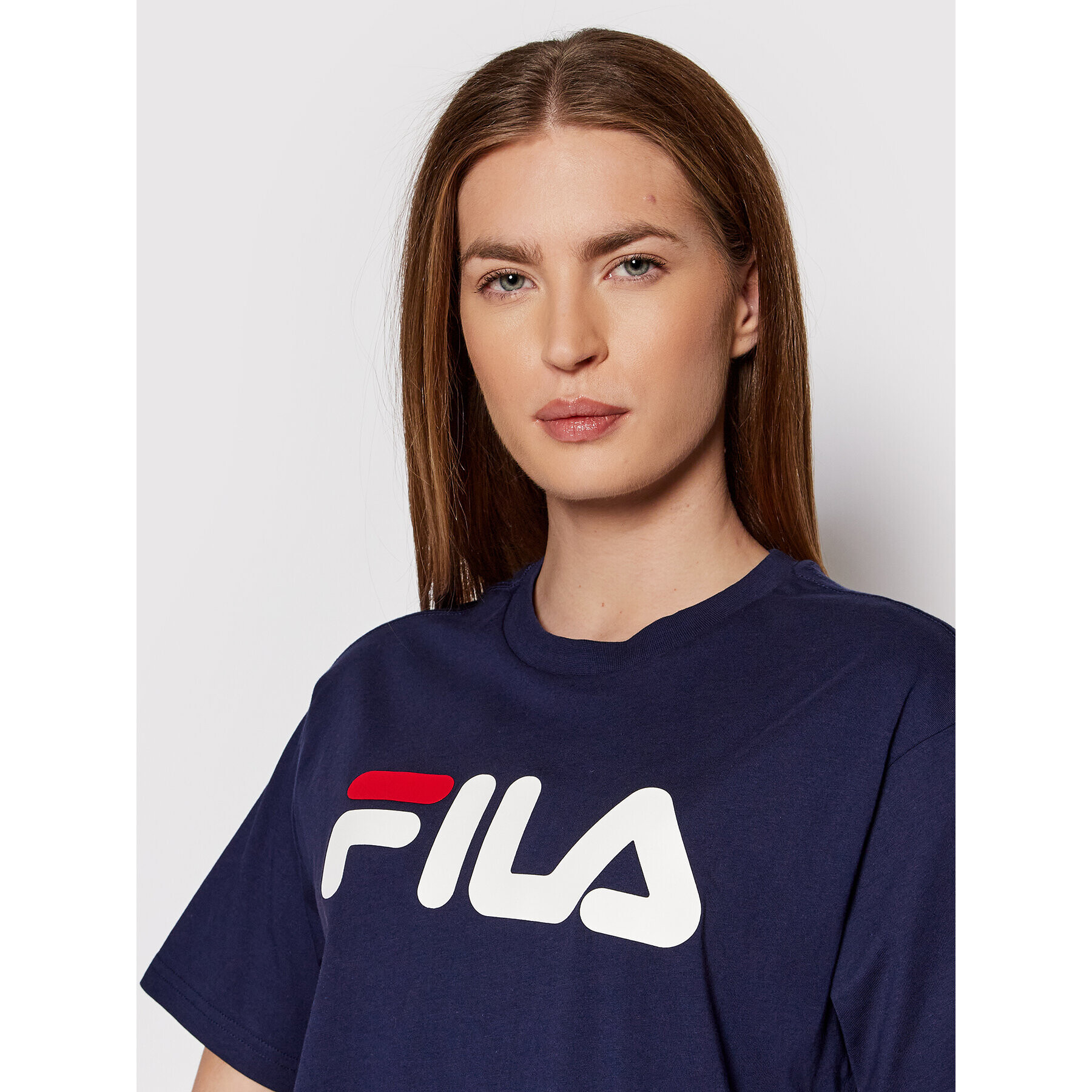 Fila Тишърт Unisex Bellano FAU0067 Тъмносин Regular Fit - Pepit.bg