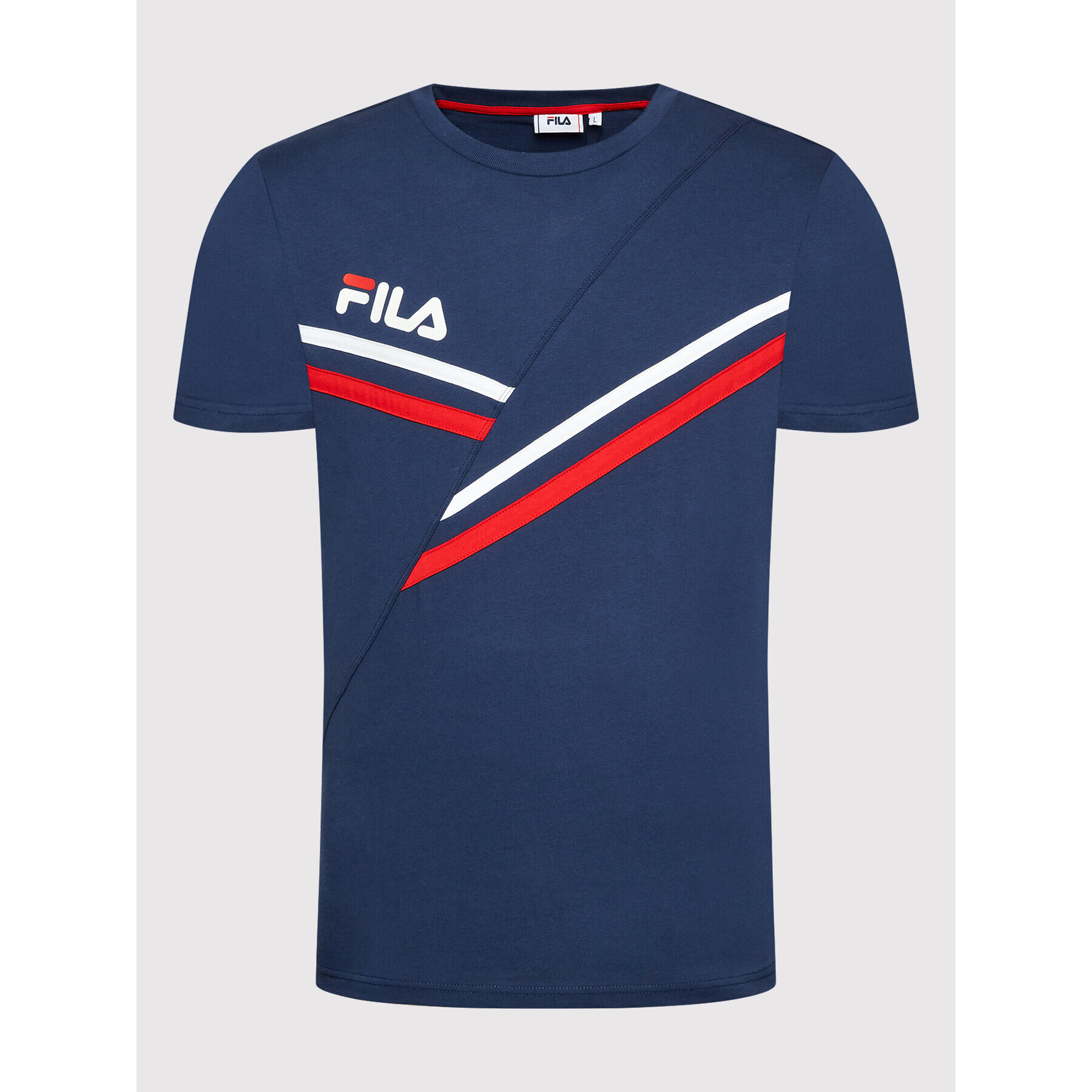 Fila Тишърт Znaim FAM0089 Тъмносин Regular Fit - Pepit.bg