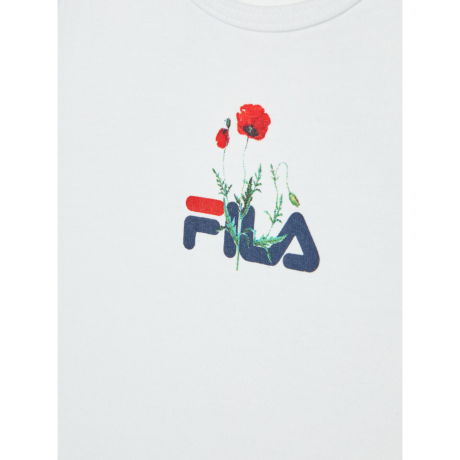 Fila топ Thum FAT0026 Бял Slim Fit - Pepit.bg